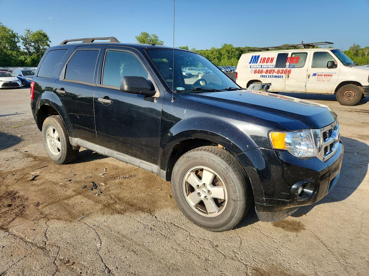 2012 Ford Escape Xlt Black vin: 1FMCU9D77CKA63260