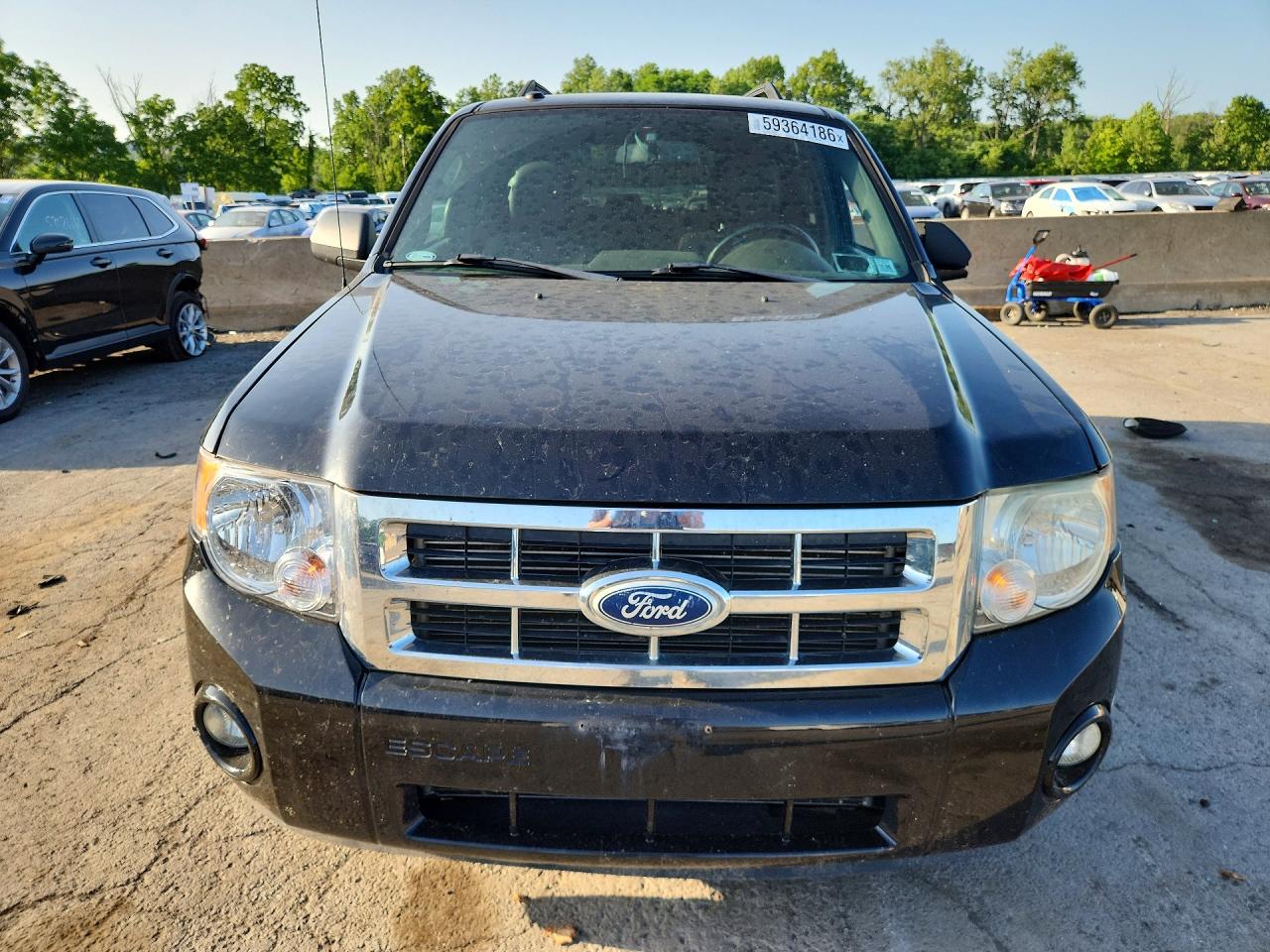 2012 Ford Escape Xlt Black vin: 1FMCU9D77CKA63260
