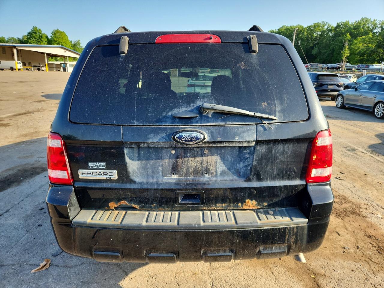 2012 Ford Escape Xlt Black vin: 1FMCU9D77CKA63260