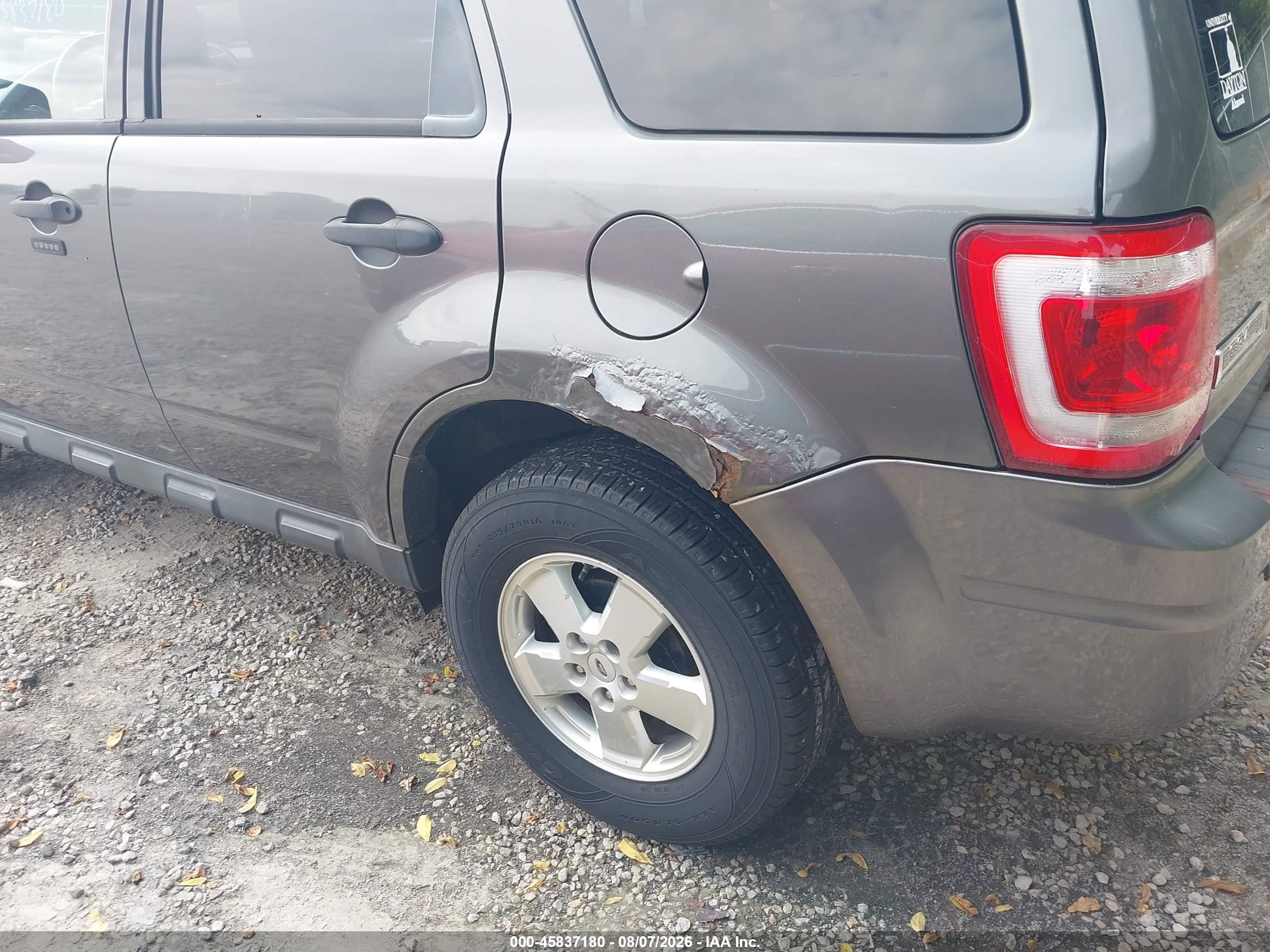 2012 Ford Escape Xlt Gray vin: 1FMCU9D77CKB40158