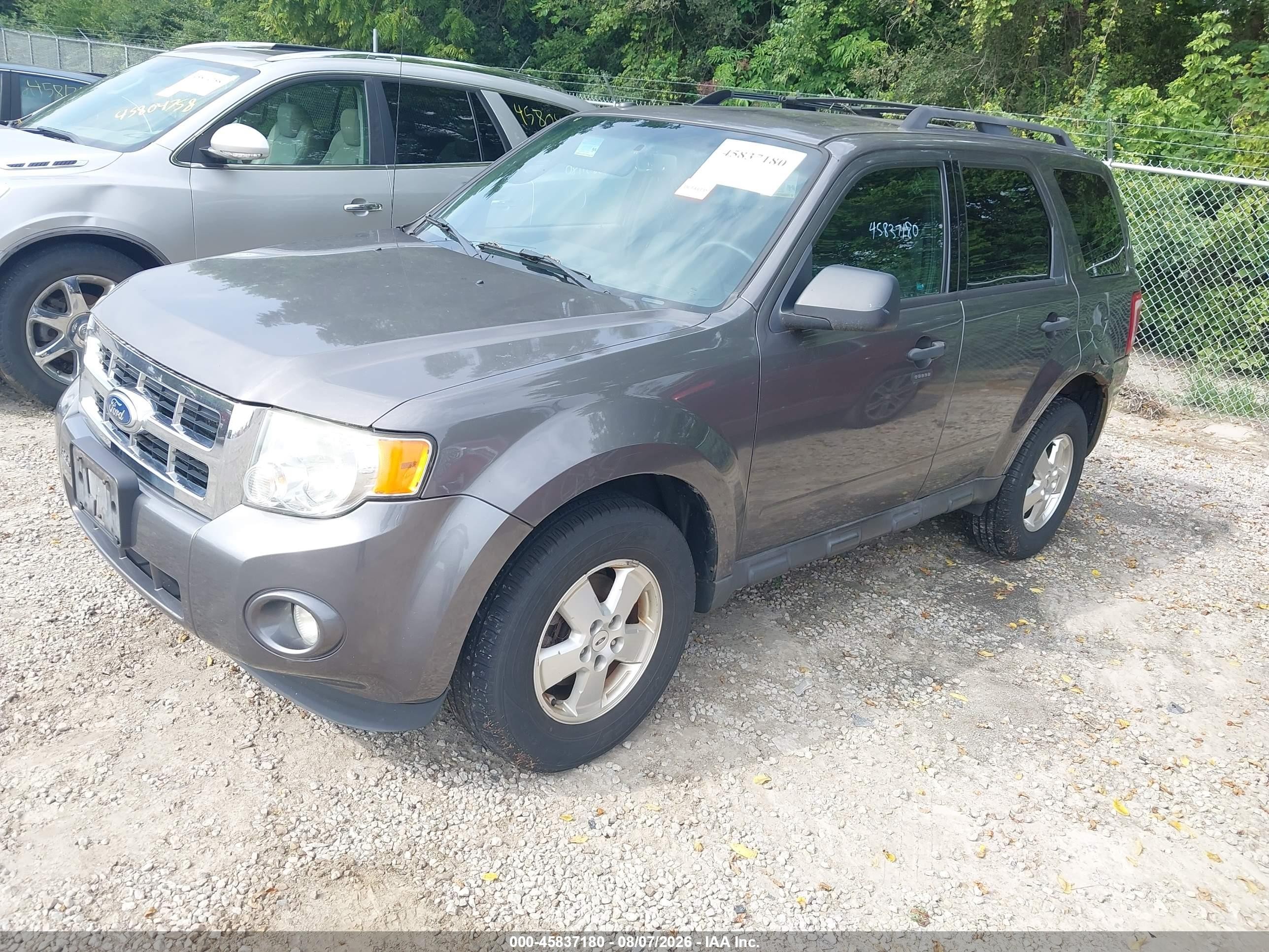 2012 Ford Escape Xlt Gray vin: 1FMCU9D77CKB40158