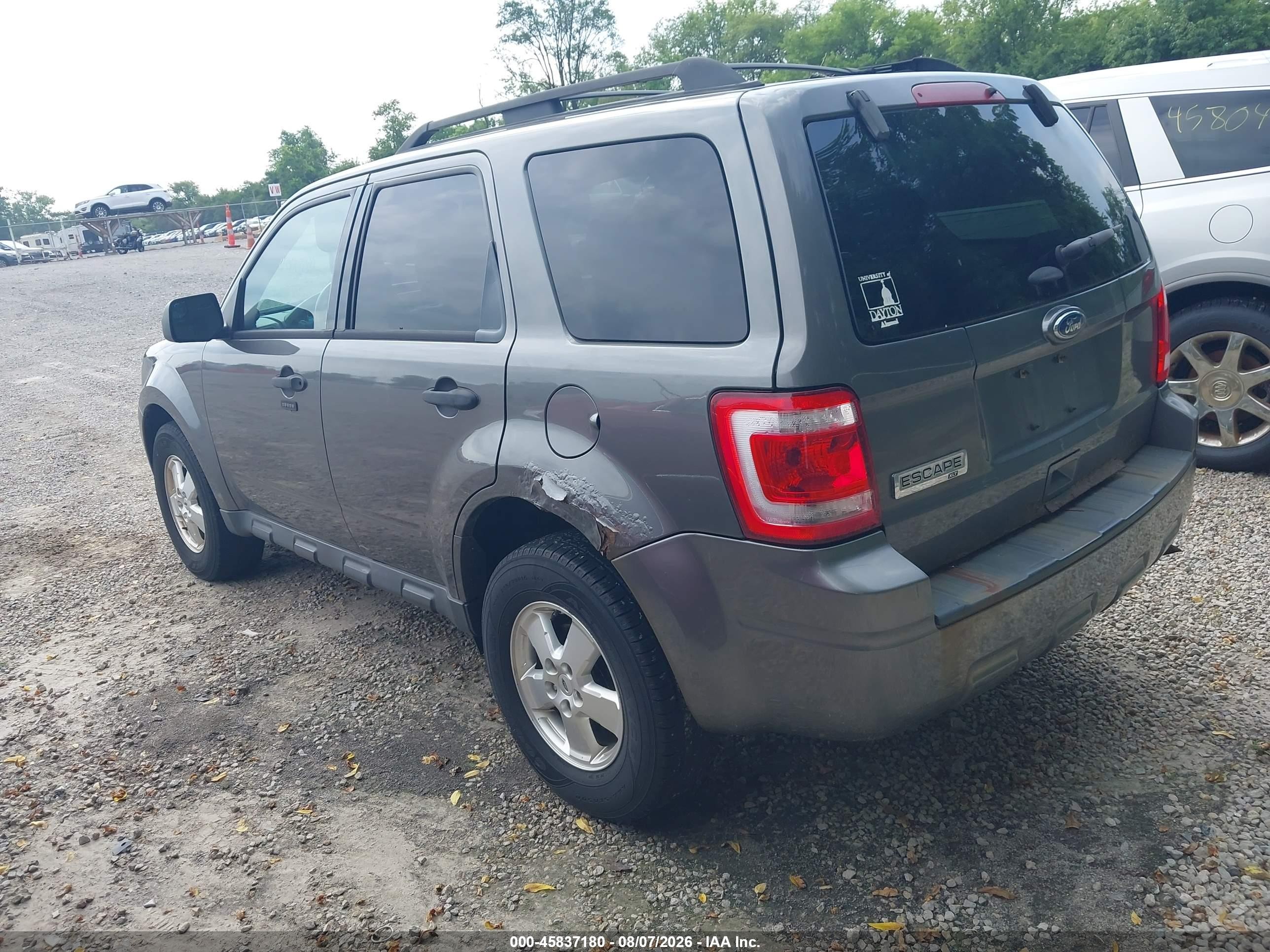 2012 Ford Escape Xlt Gray vin: 1FMCU9D77CKB40158