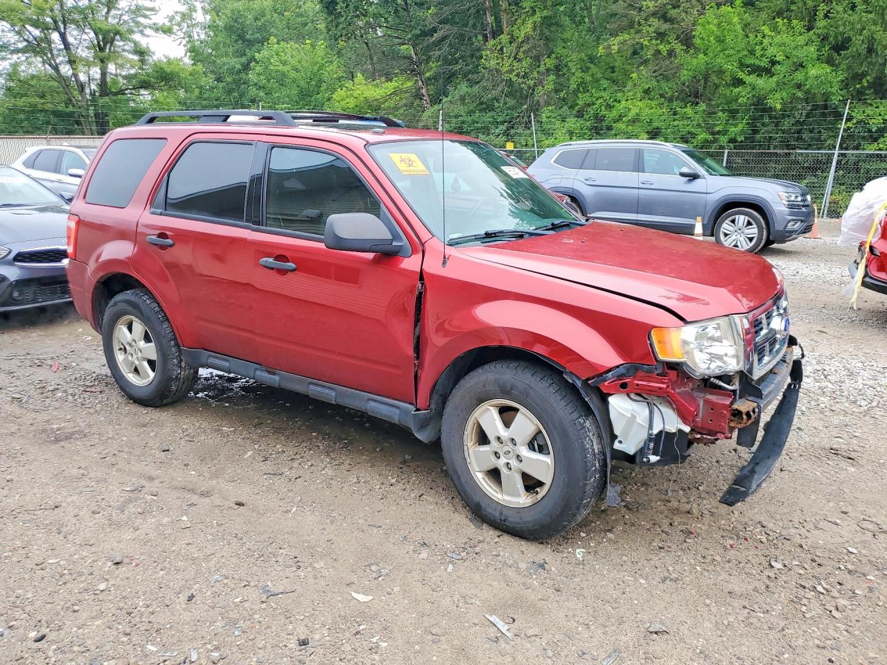 2012 Ford Escape Xlt Красный vin: 1FMCU9D77CKB74911