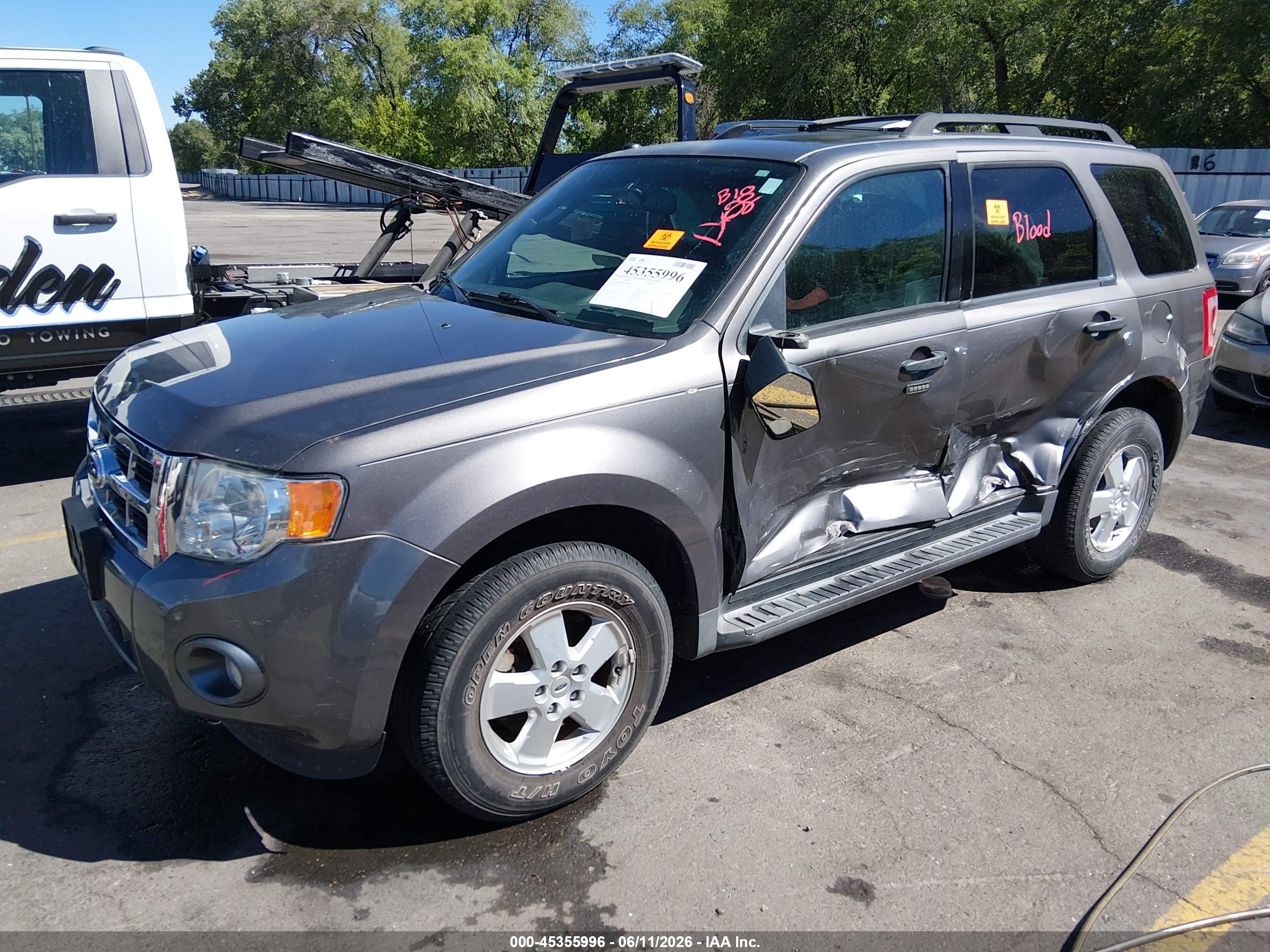 2012 Ford Escape Xlt Gray vin: 1FMCU9D77CKB78618