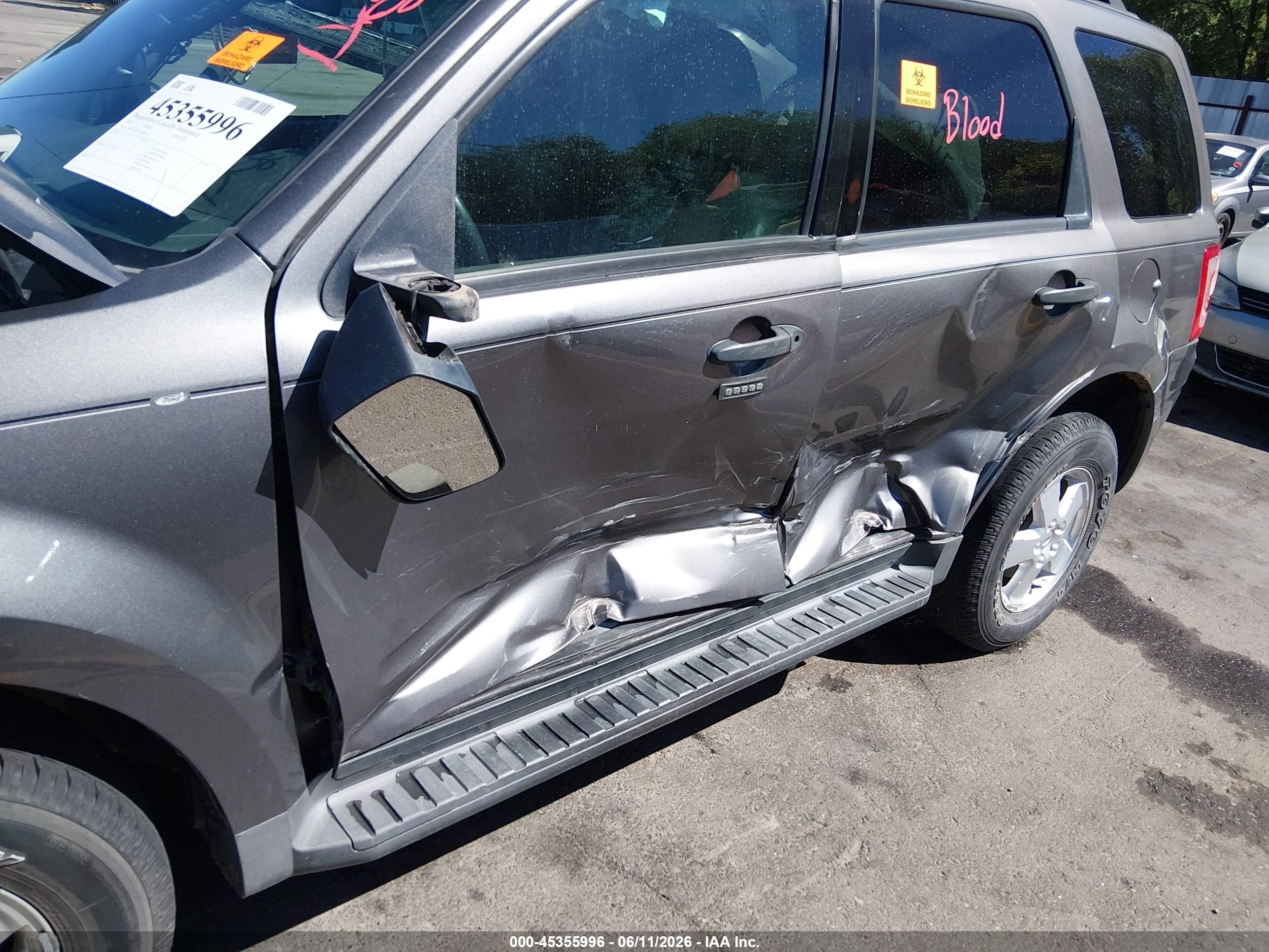 2012 Ford Escape Xlt Gray vin: 1FMCU9D77CKB78618