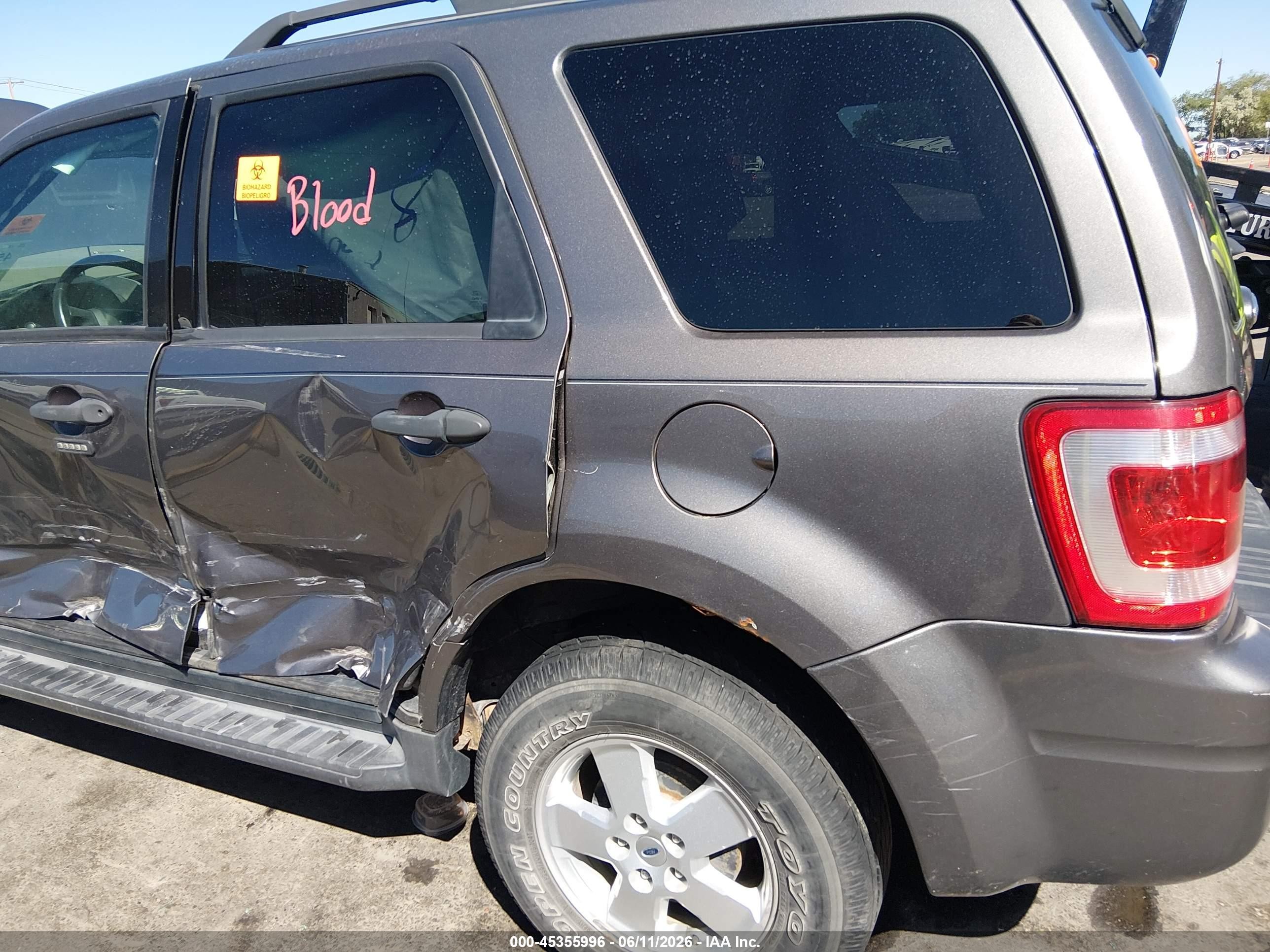 2012 Ford Escape Xlt Gray vin: 1FMCU9D77CKB78618