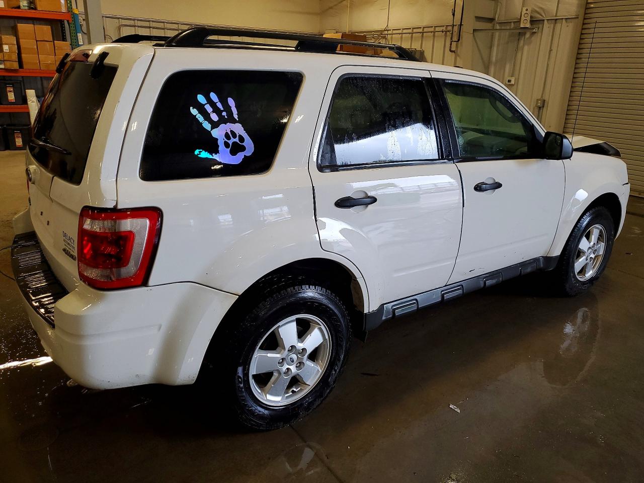 2012 Ford Escape Xlt White vin: 1FMCU9D77CKB83494