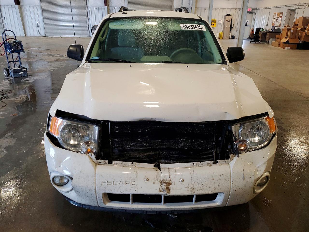 2012 Ford Escape Xlt White vin: 1FMCU9D77CKB83494
