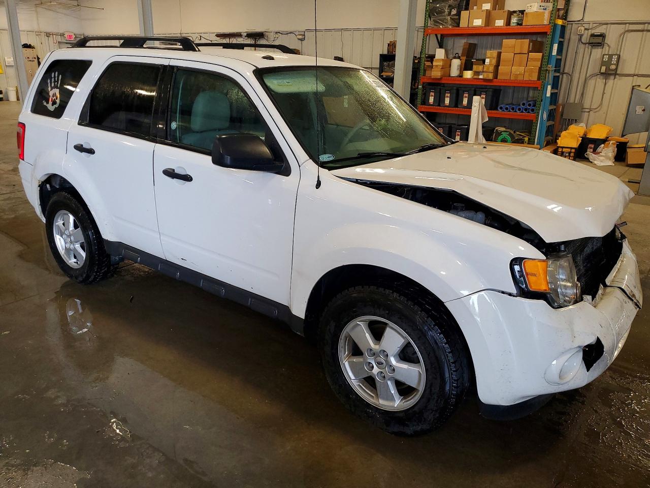 2012 Ford Escape Xlt White vin: 1FMCU9D77CKB83494