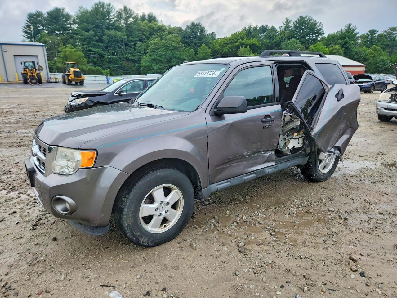 2012 Ford Escape Xlt Серый vin: 1FMCU9D77CKB89070