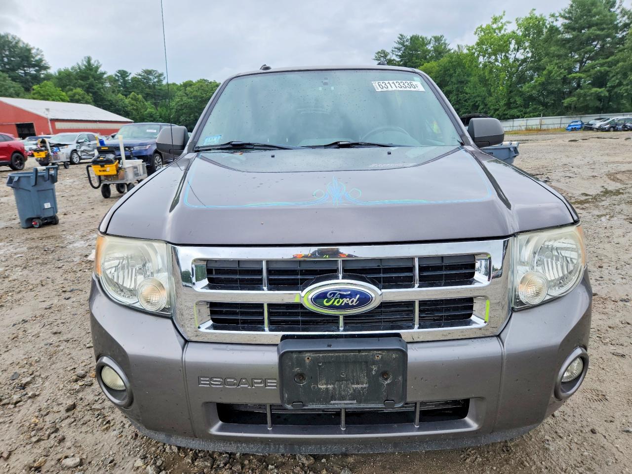 2012 Ford Escape Xlt Серый vin: 1FMCU9D77CKB89070