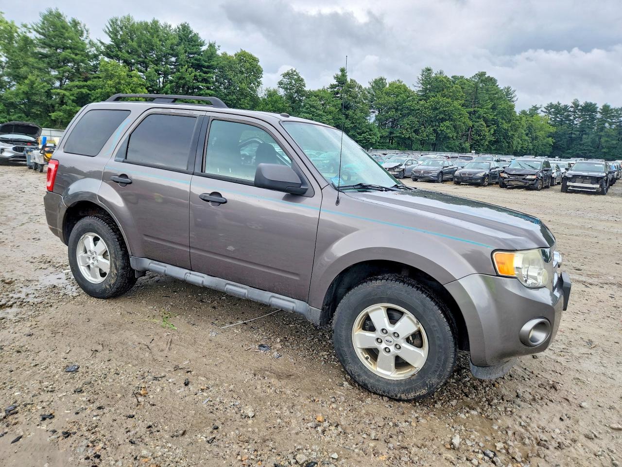 2012 Ford Escape Xlt Серый vin: 1FMCU9D77CKB89070
