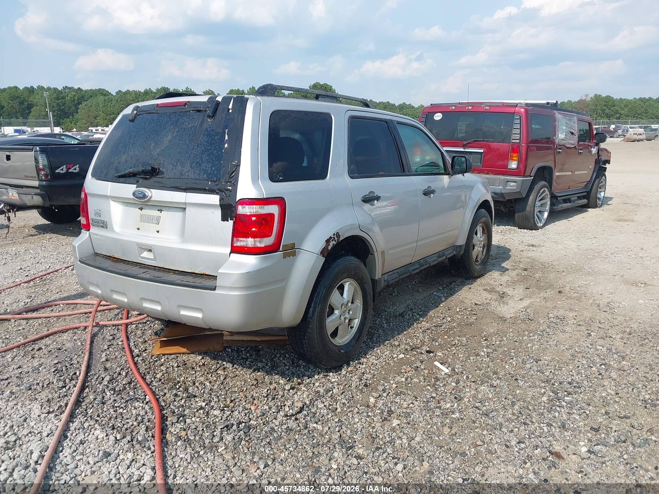 2012 Ford Escape Xlt Silver vin: 1FMCU9D77CKC09818
