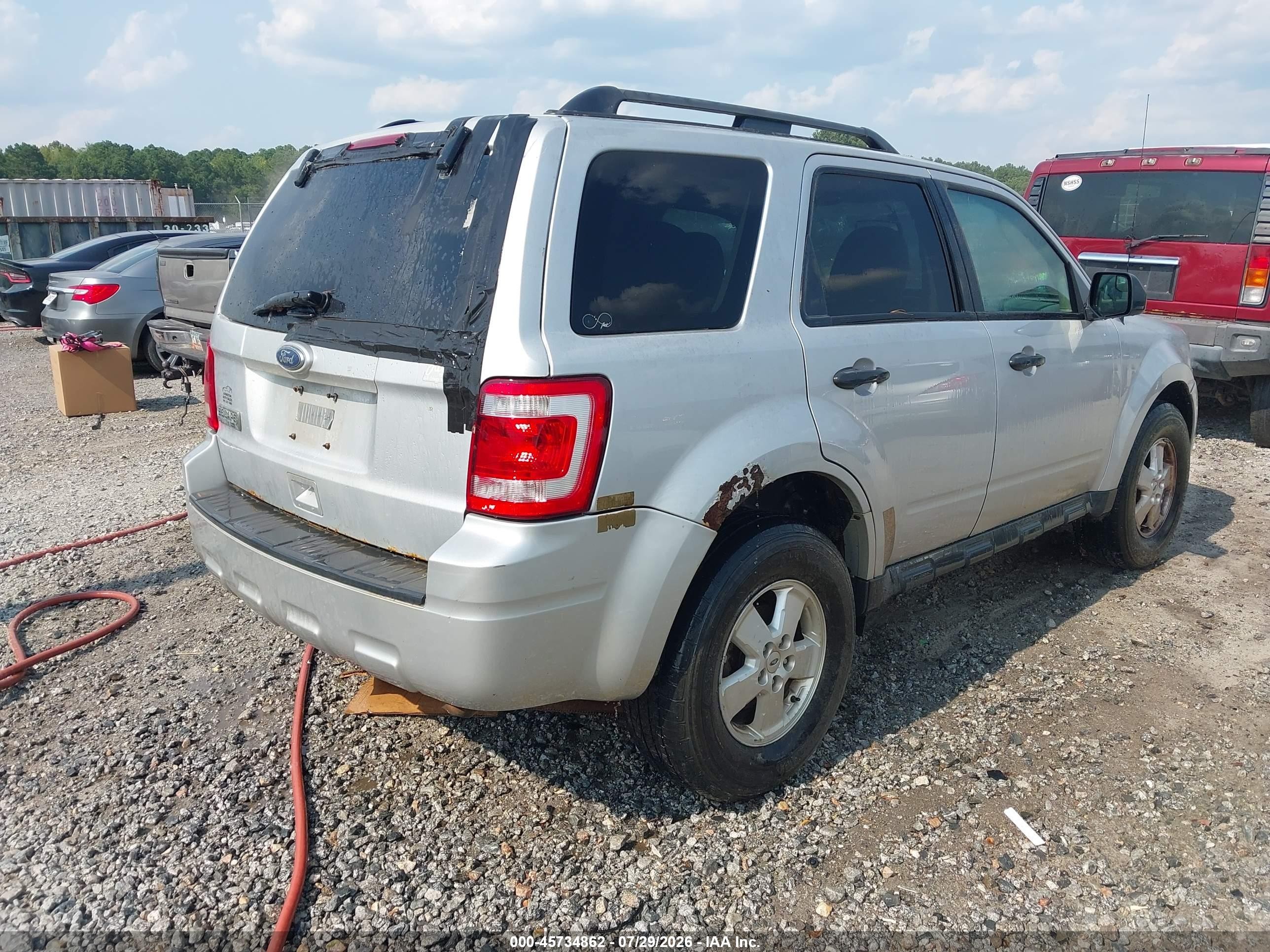 2012 Ford Escape Xlt Silver vin: 1FMCU9D77CKC09818