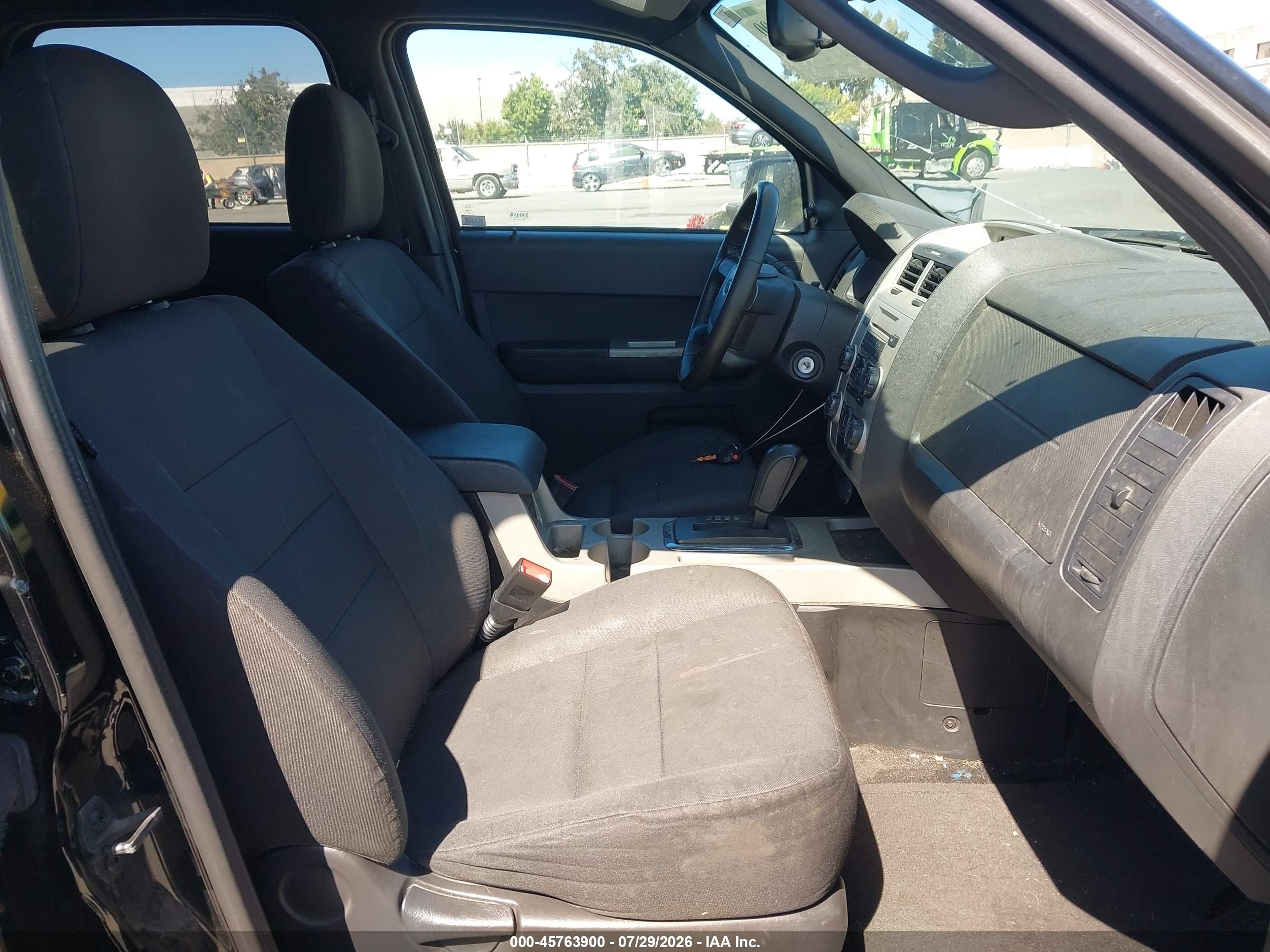 2012 Ford Escape Xlt Black vin: 1FMCU9D78CKB18718