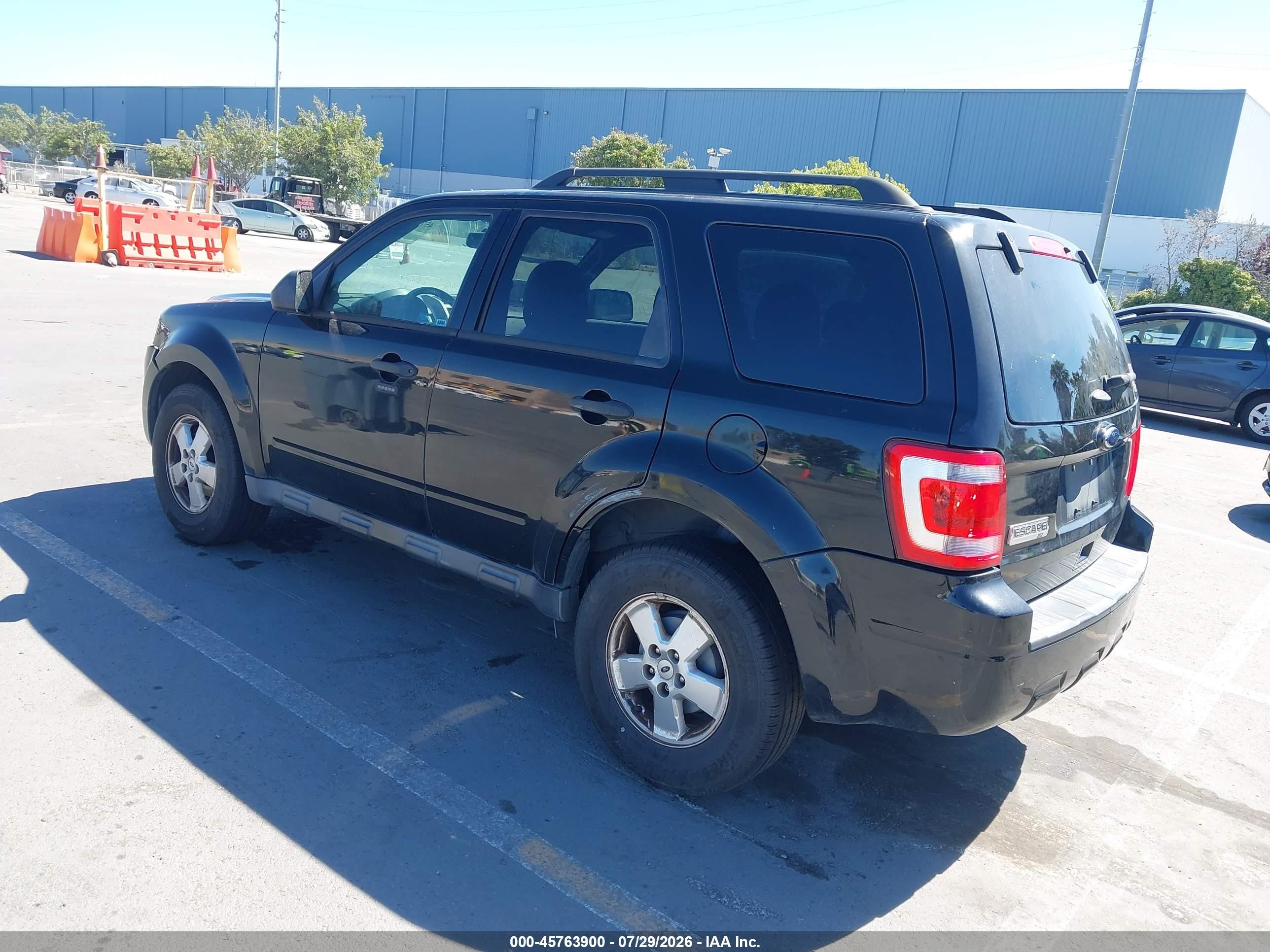 2012 Ford Escape Xlt Black vin: 1FMCU9D78CKB18718