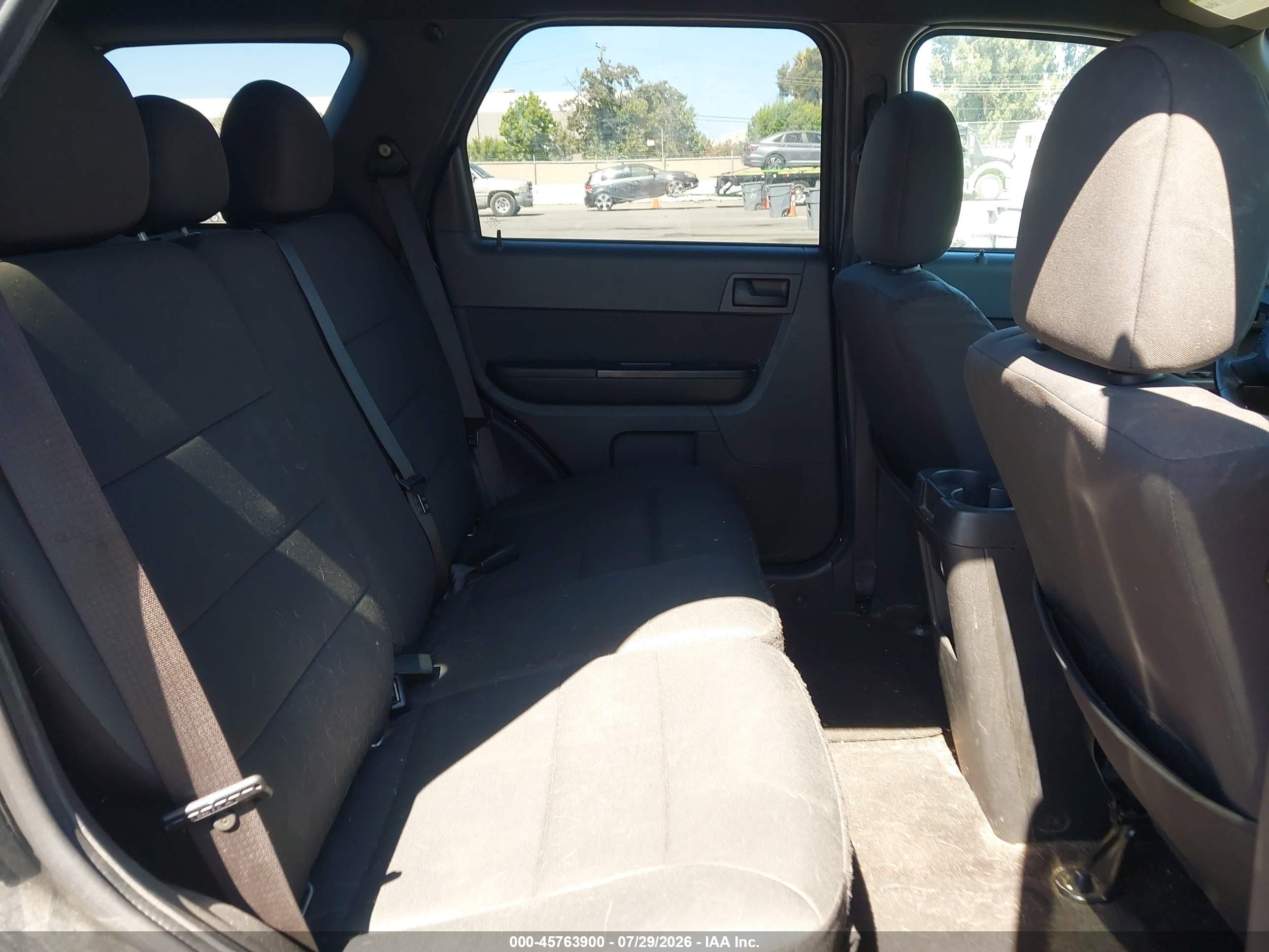 2012 Ford Escape Xlt Black vin: 1FMCU9D78CKB18718