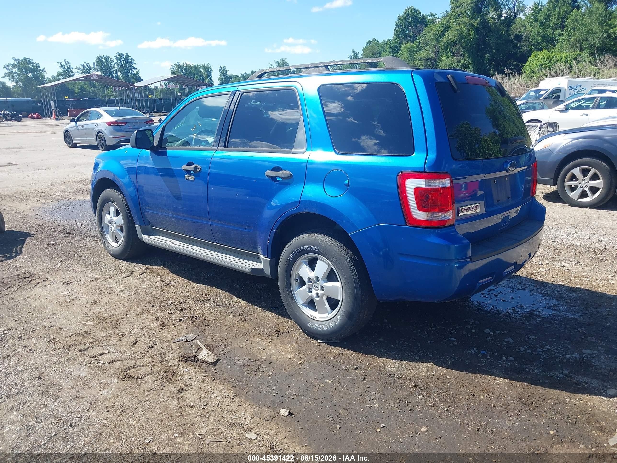 2012 Ford Escape Xlt Синий vin: 1FMCU9D78CKB44767