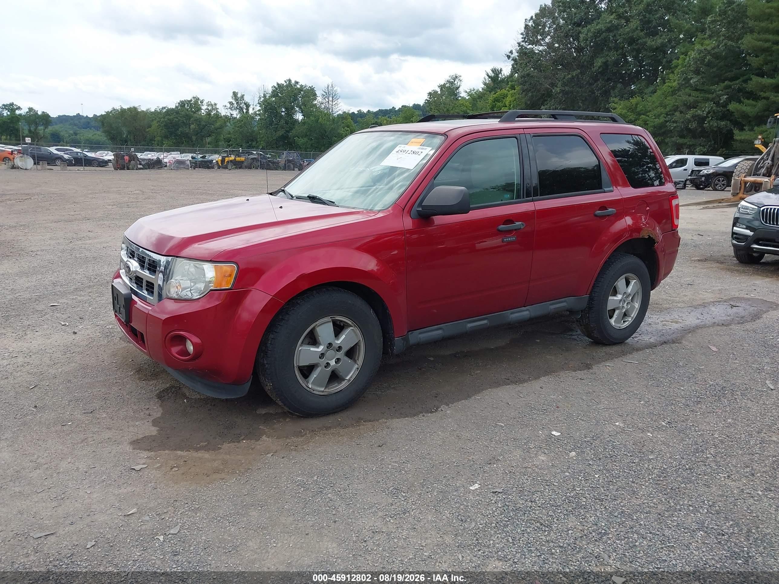 2012 Ford Escape Xlt Maroon vin: 1FMCU9D78CKC24344