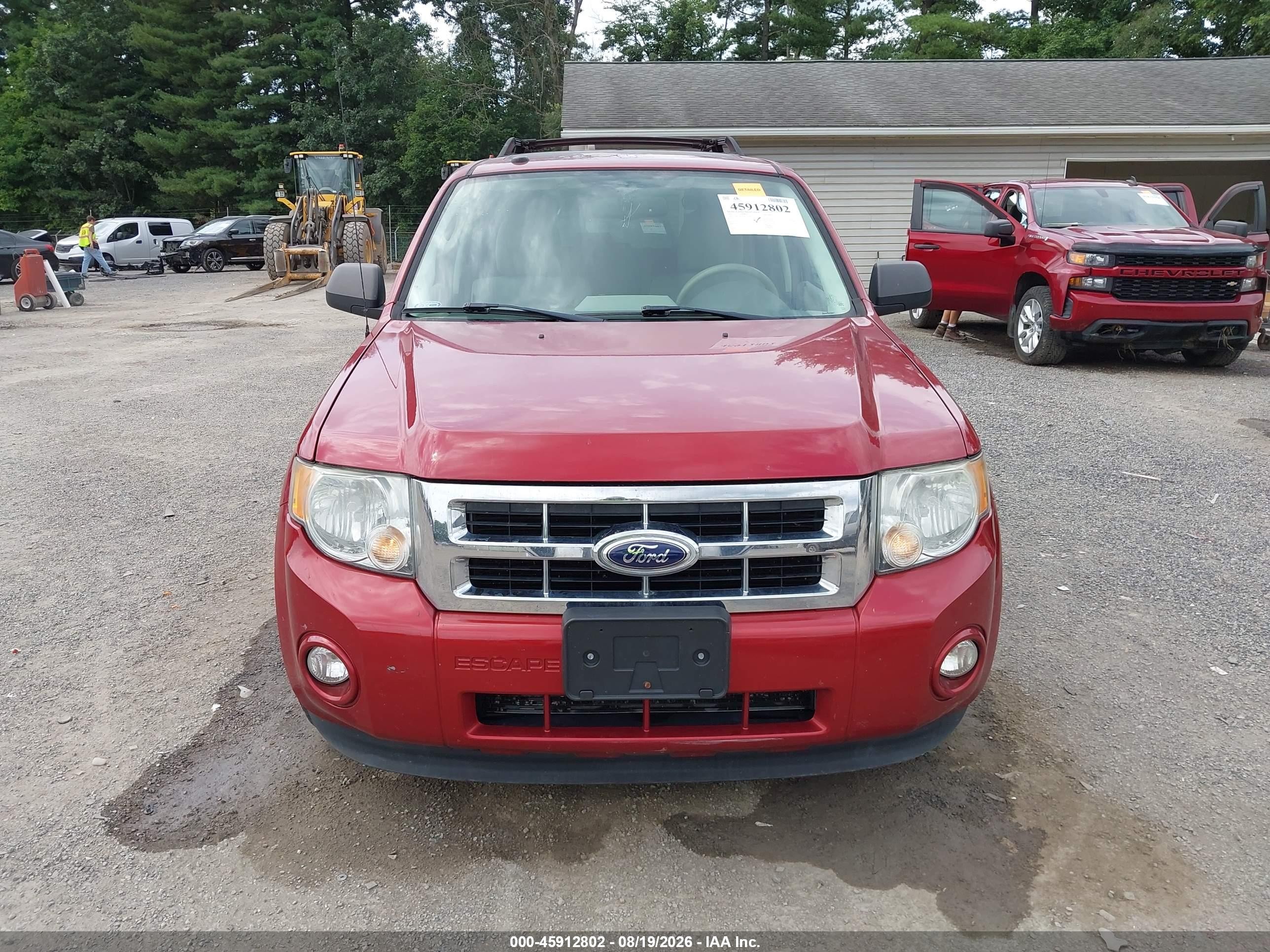2012 Ford Escape Xlt Maroon vin: 1FMCU9D78CKC24344