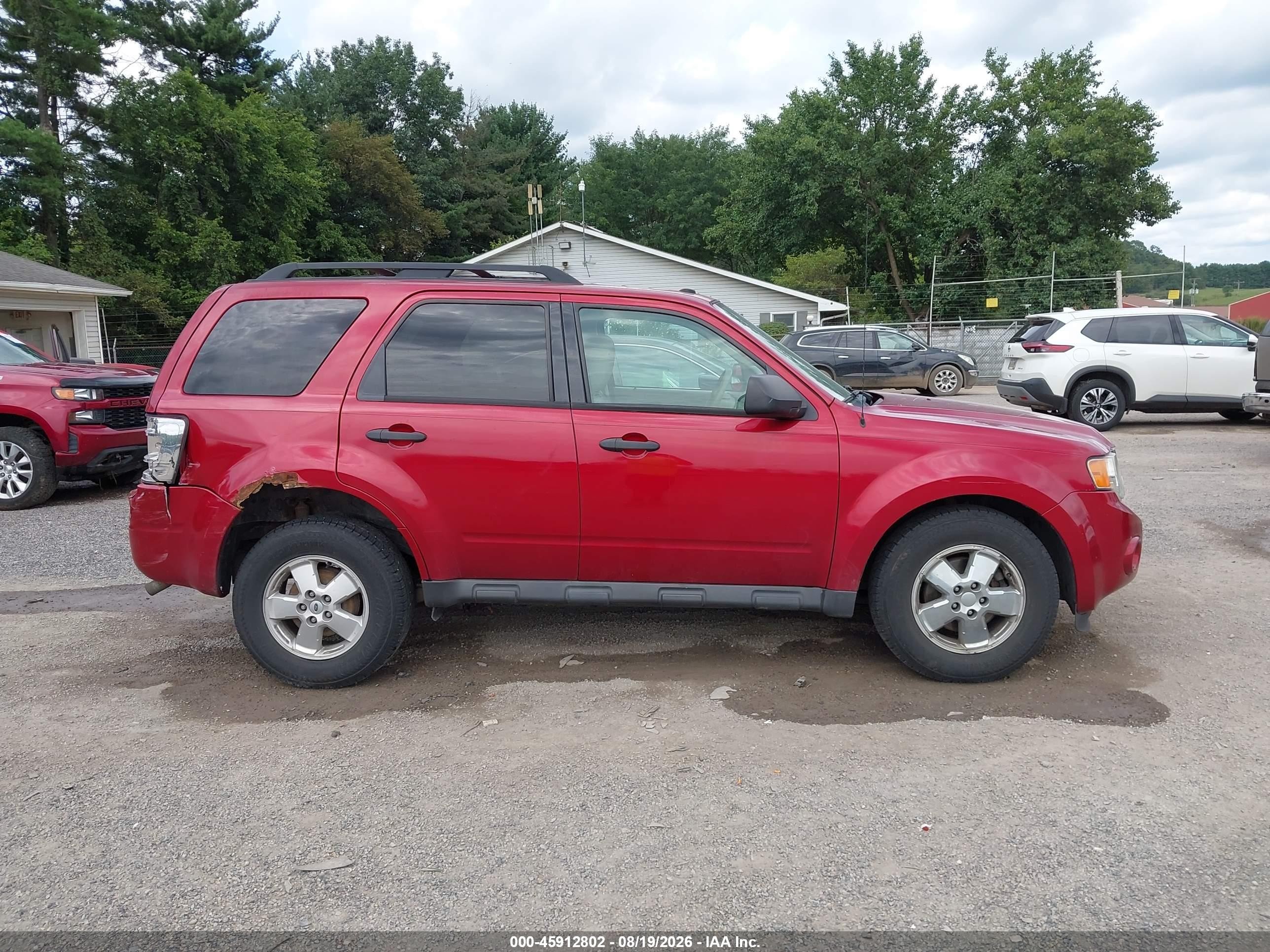 2012 Ford Escape Xlt Maroon vin: 1FMCU9D78CKC24344