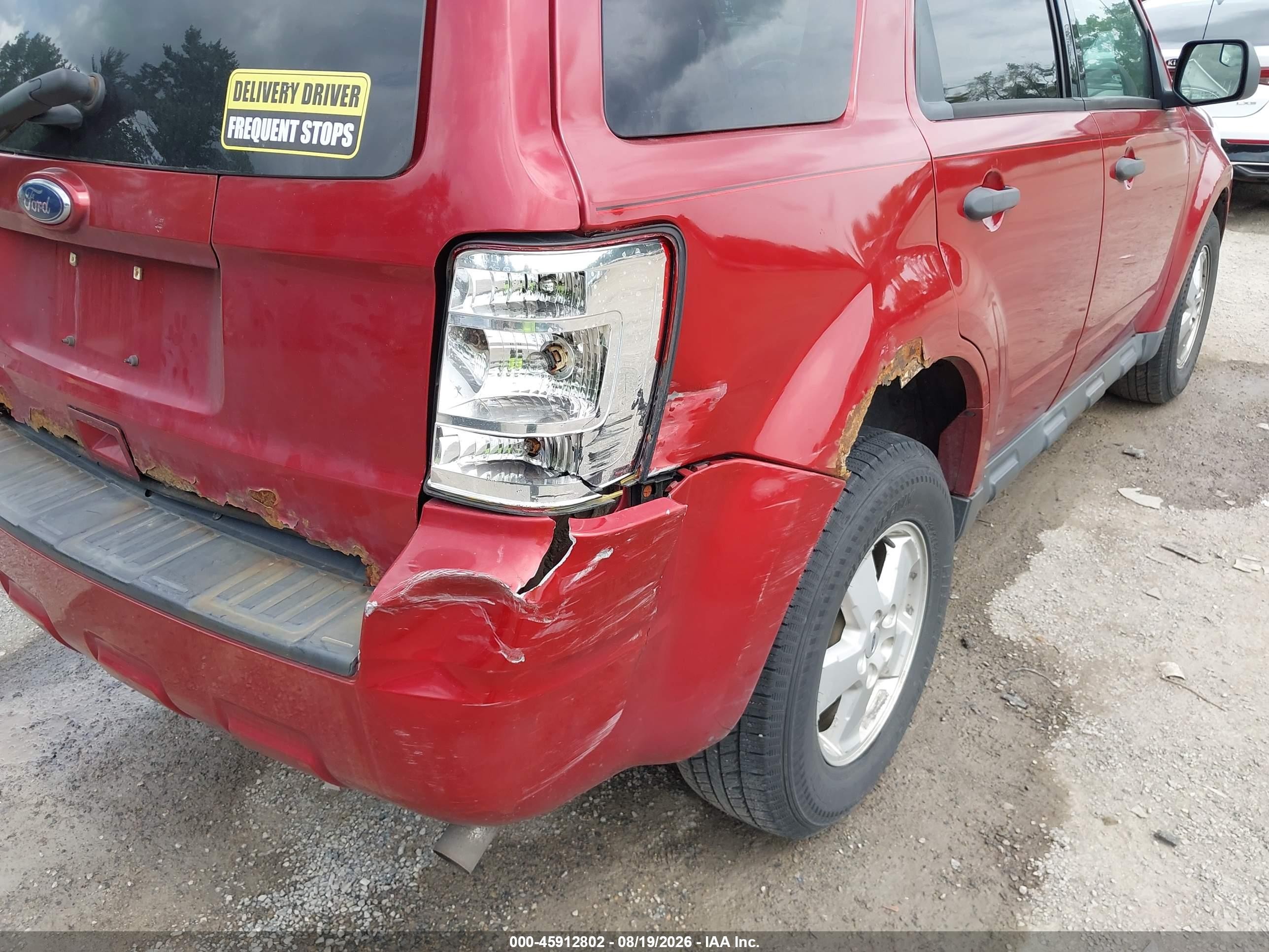 2012 Ford Escape Xlt Maroon vin: 1FMCU9D78CKC24344