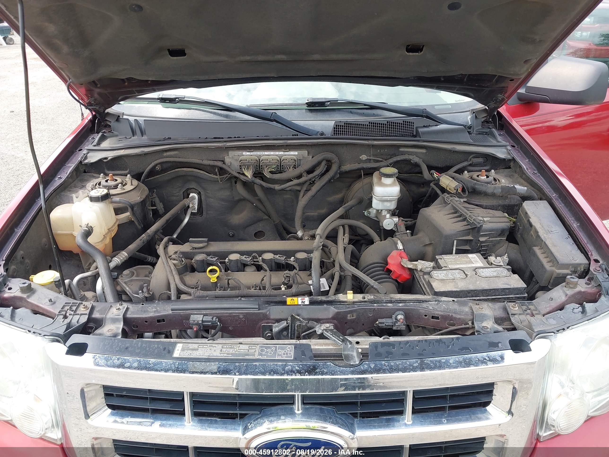 2012 Ford Escape Xlt Maroon vin: 1FMCU9D78CKC24344