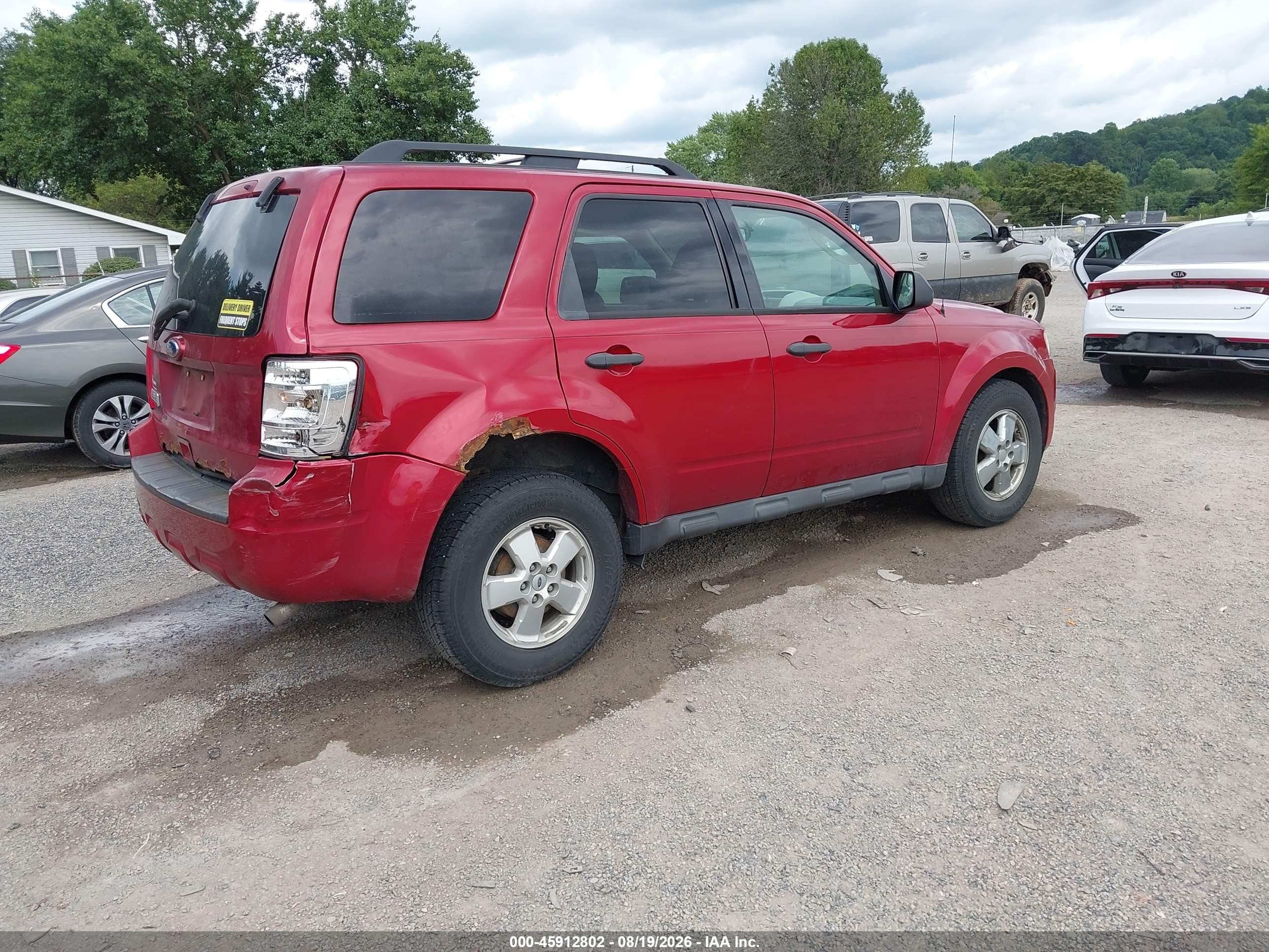 2012 Ford Escape Xlt Maroon vin: 1FMCU9D78CKC24344