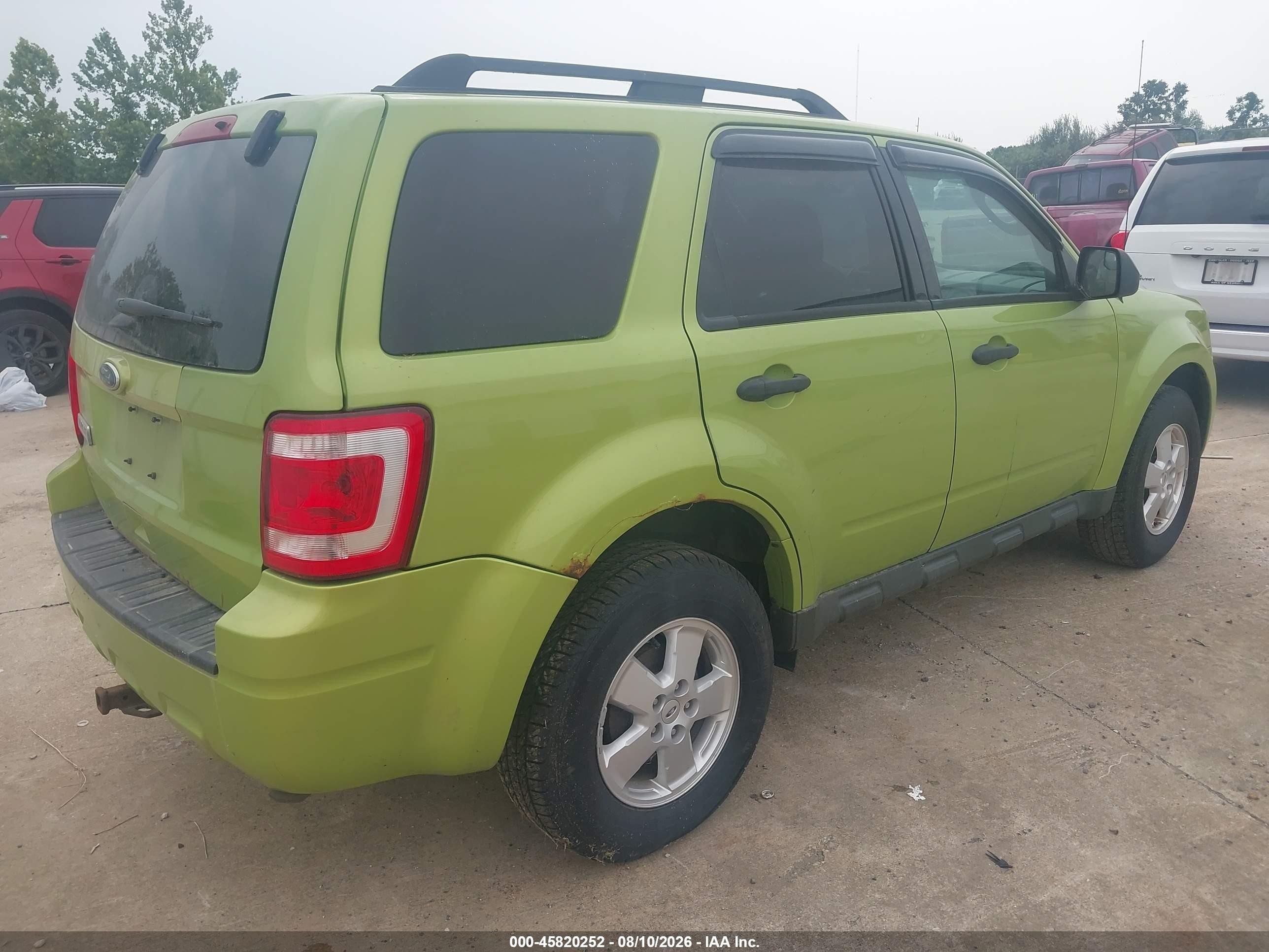 2012 Ford Escape Xlt Green vin: 1FMCU9D78CKC24876