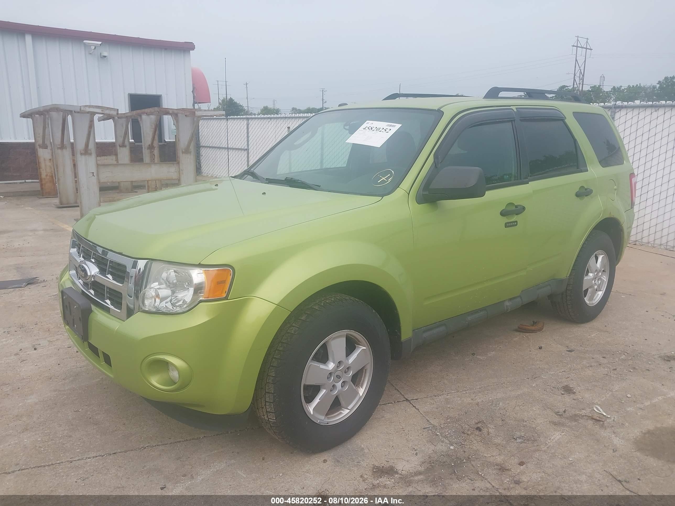 2012 Ford Escape Xlt Green vin: 1FMCU9D78CKC24876