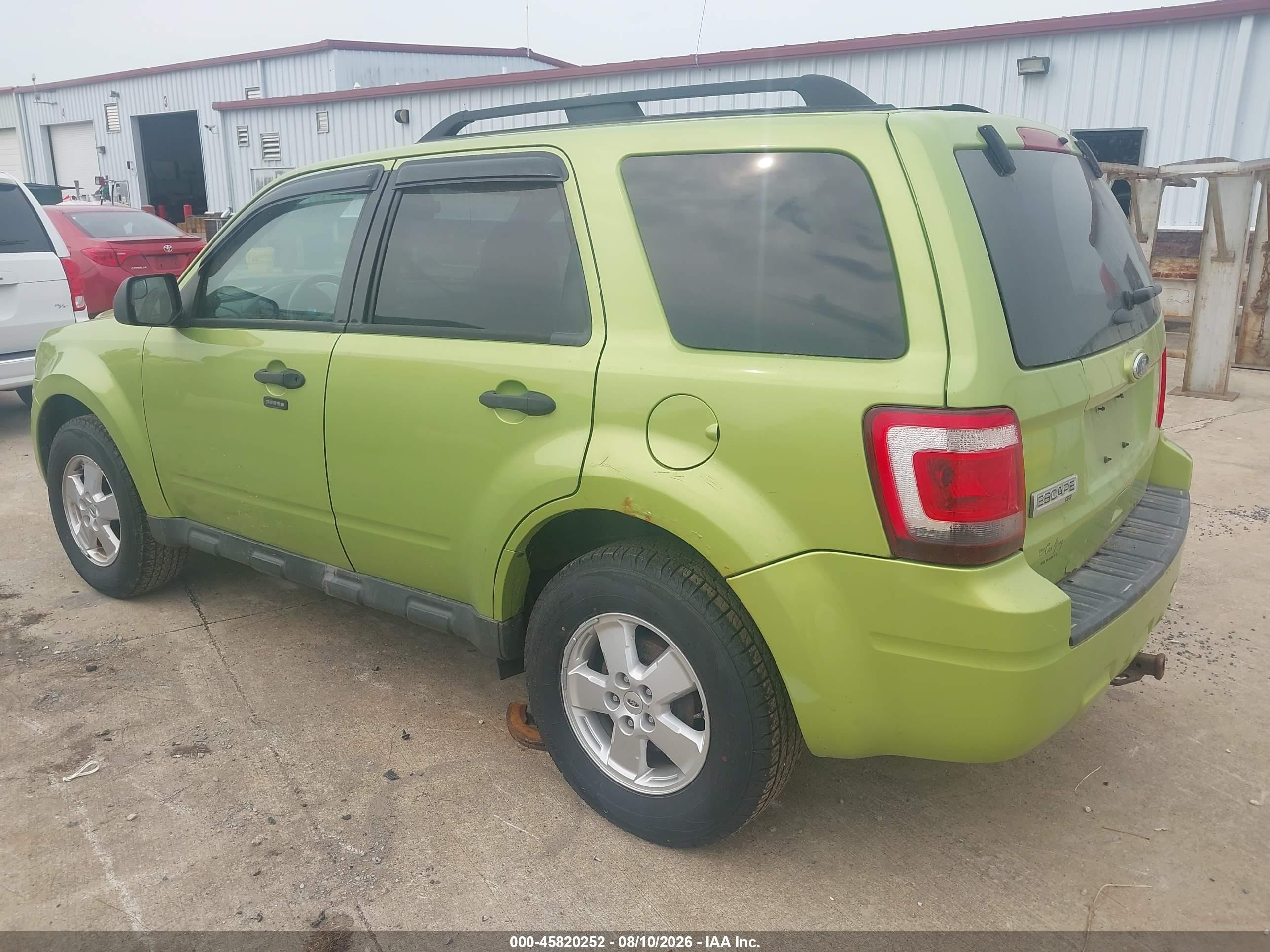 2012 Ford Escape Xlt Green vin: 1FMCU9D78CKC24876