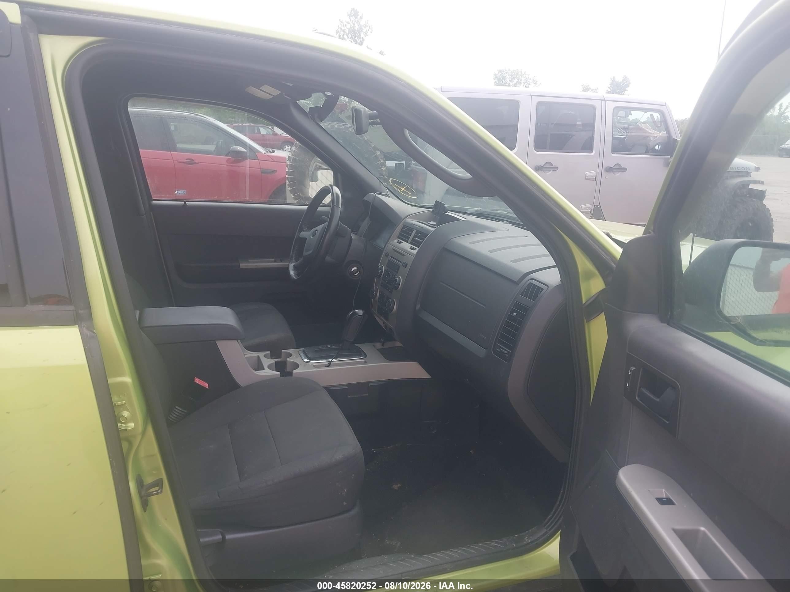 2012 Ford Escape Xlt Green vin: 1FMCU9D78CKC24876