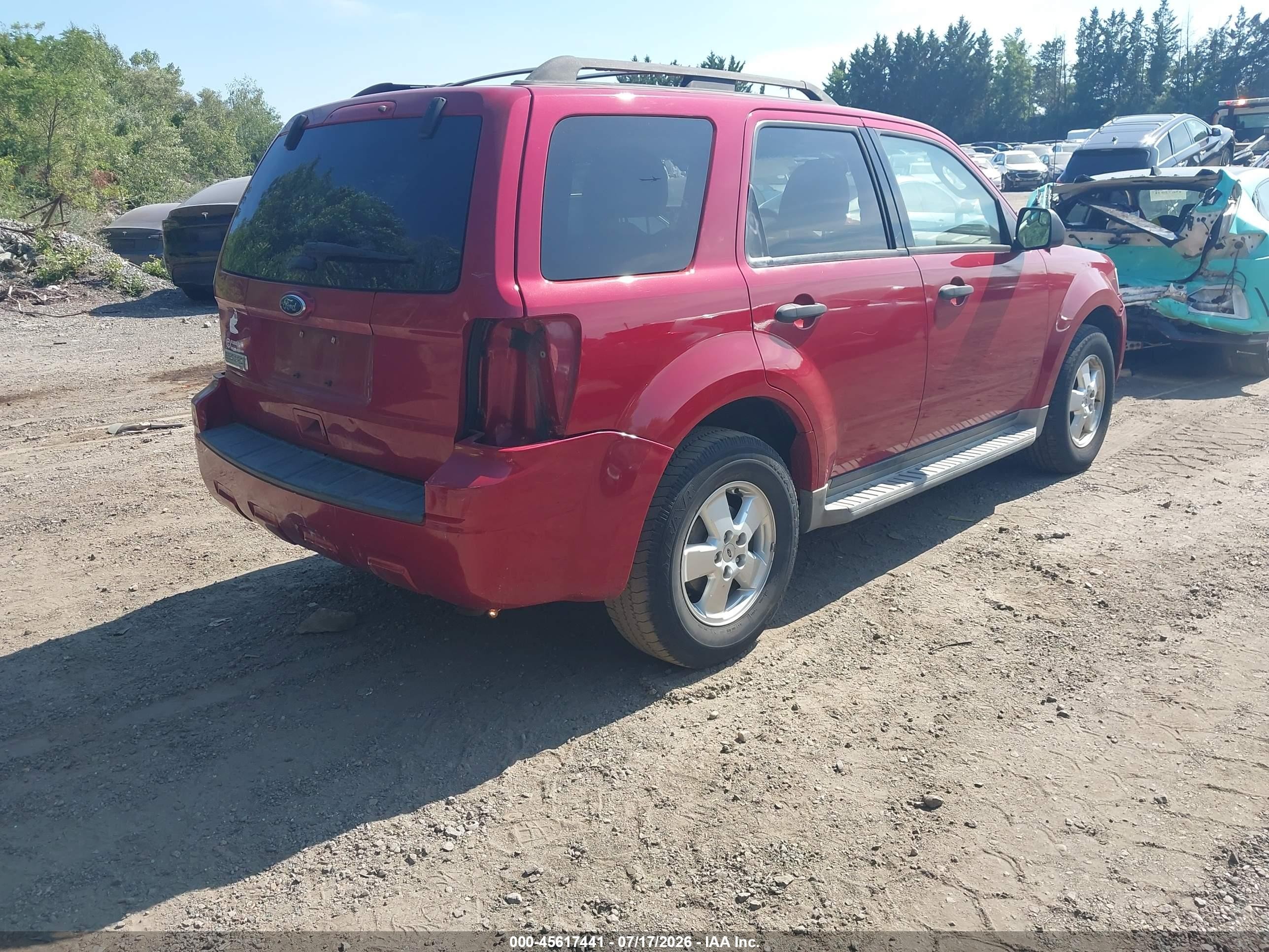 2011 Ford Escape Xlt Red vin: 1FMCU9D79BKB50494