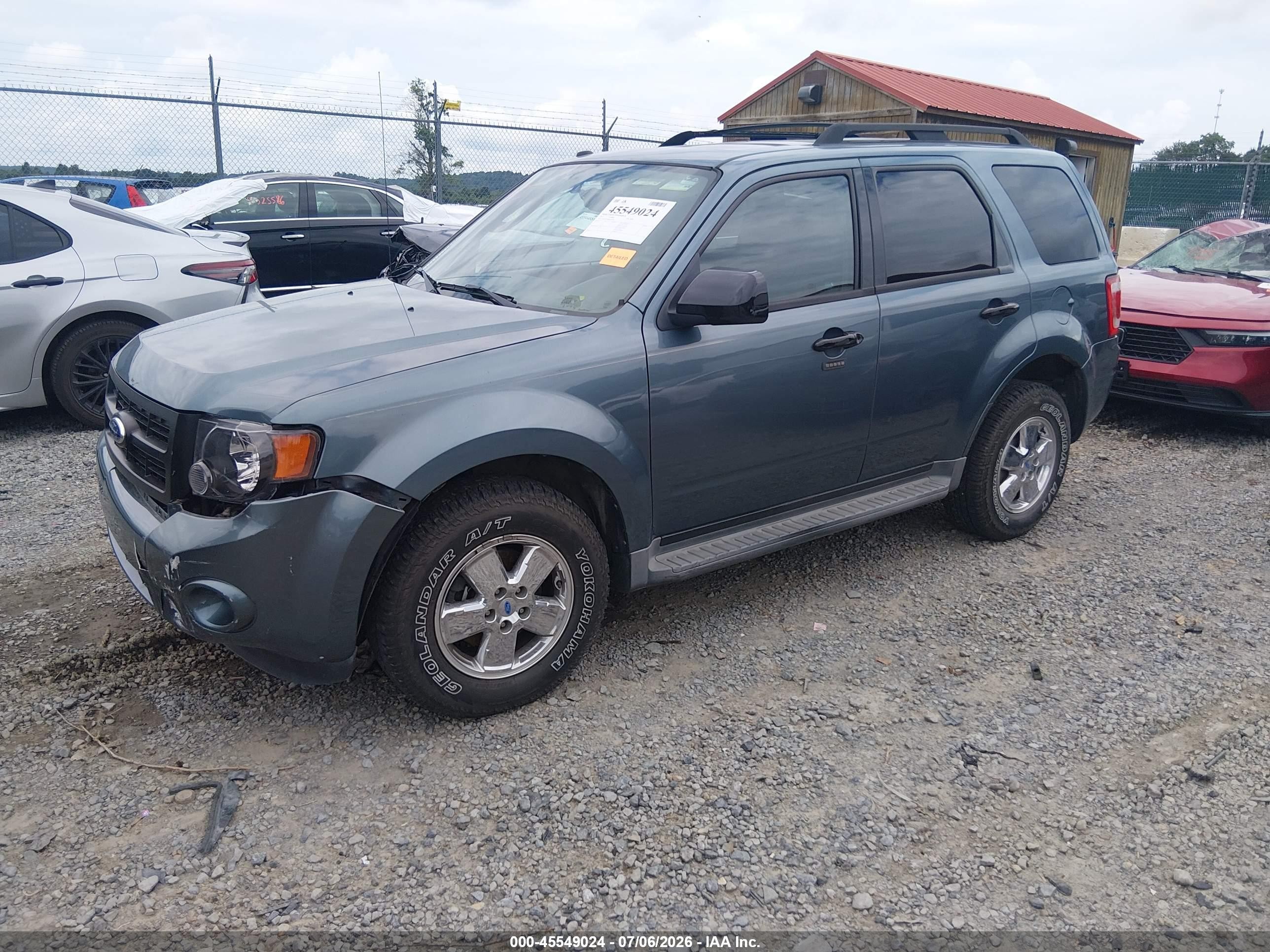 2011 Ford Escape Xlt Blue vin: 1FMCU9D79BKB71636