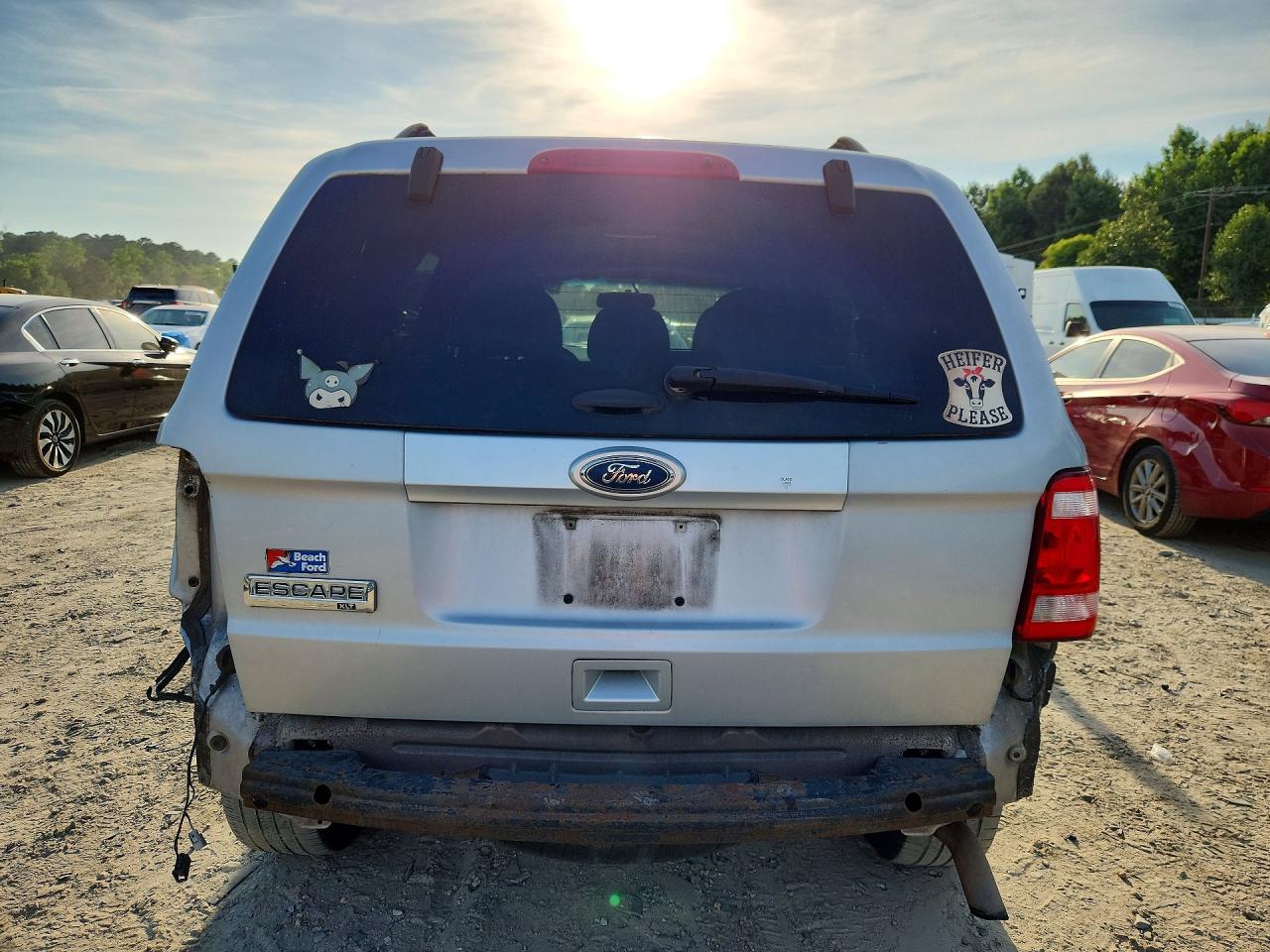 2011 Ford Escape Xlt Silver vin: 1FMCU9D79BKC38512