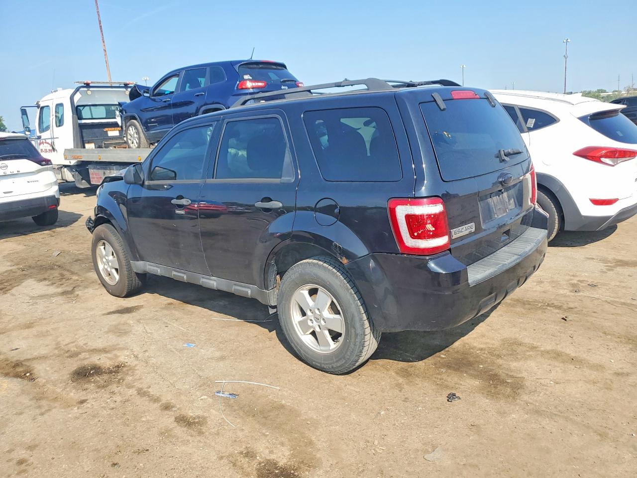 2011 Ford Escape Xlt Black vin: 1FMCU9D79BKC45640