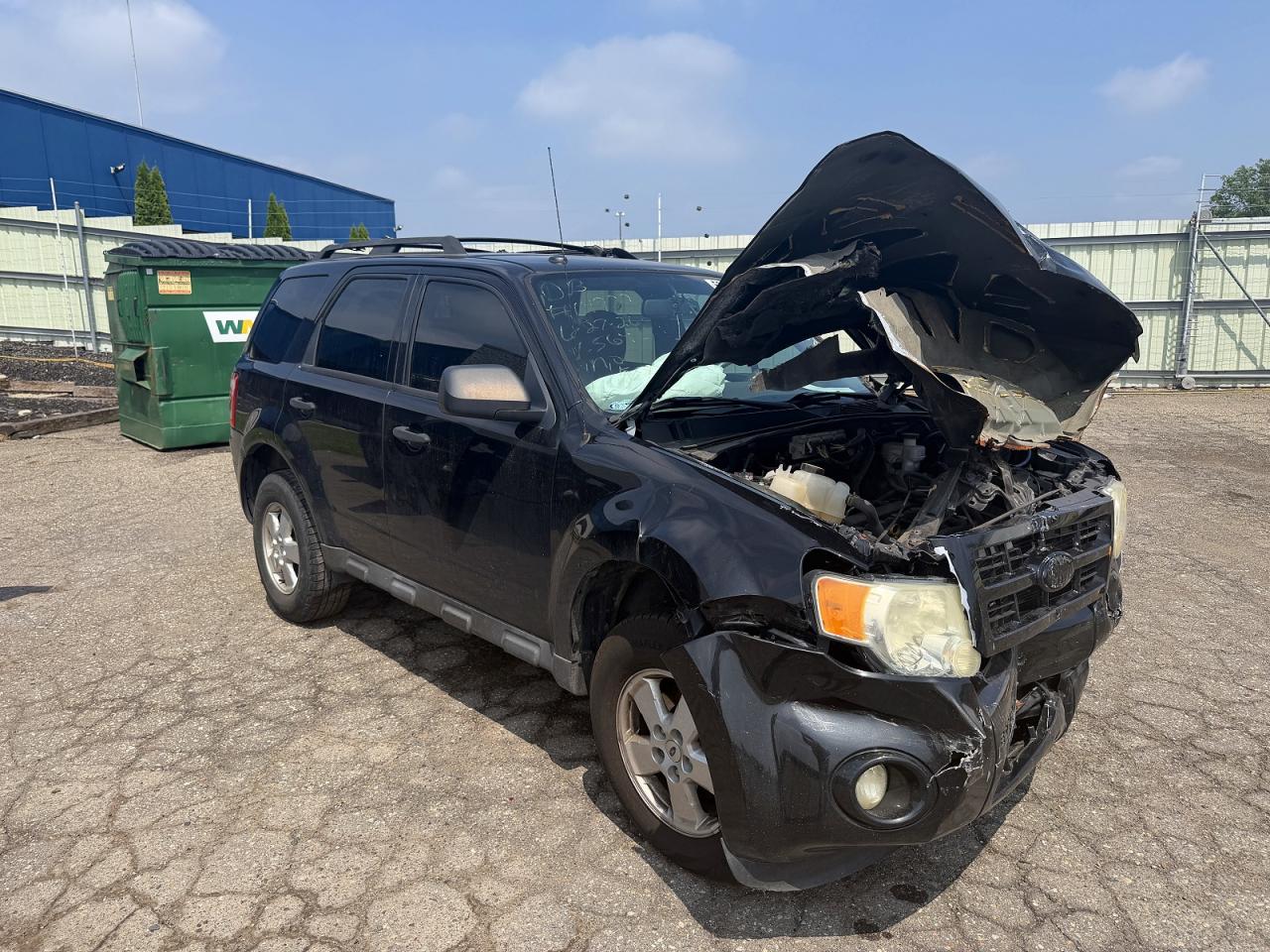 2011 Ford Escape Xlt Black vin: 1FMCU9D79BKC45640