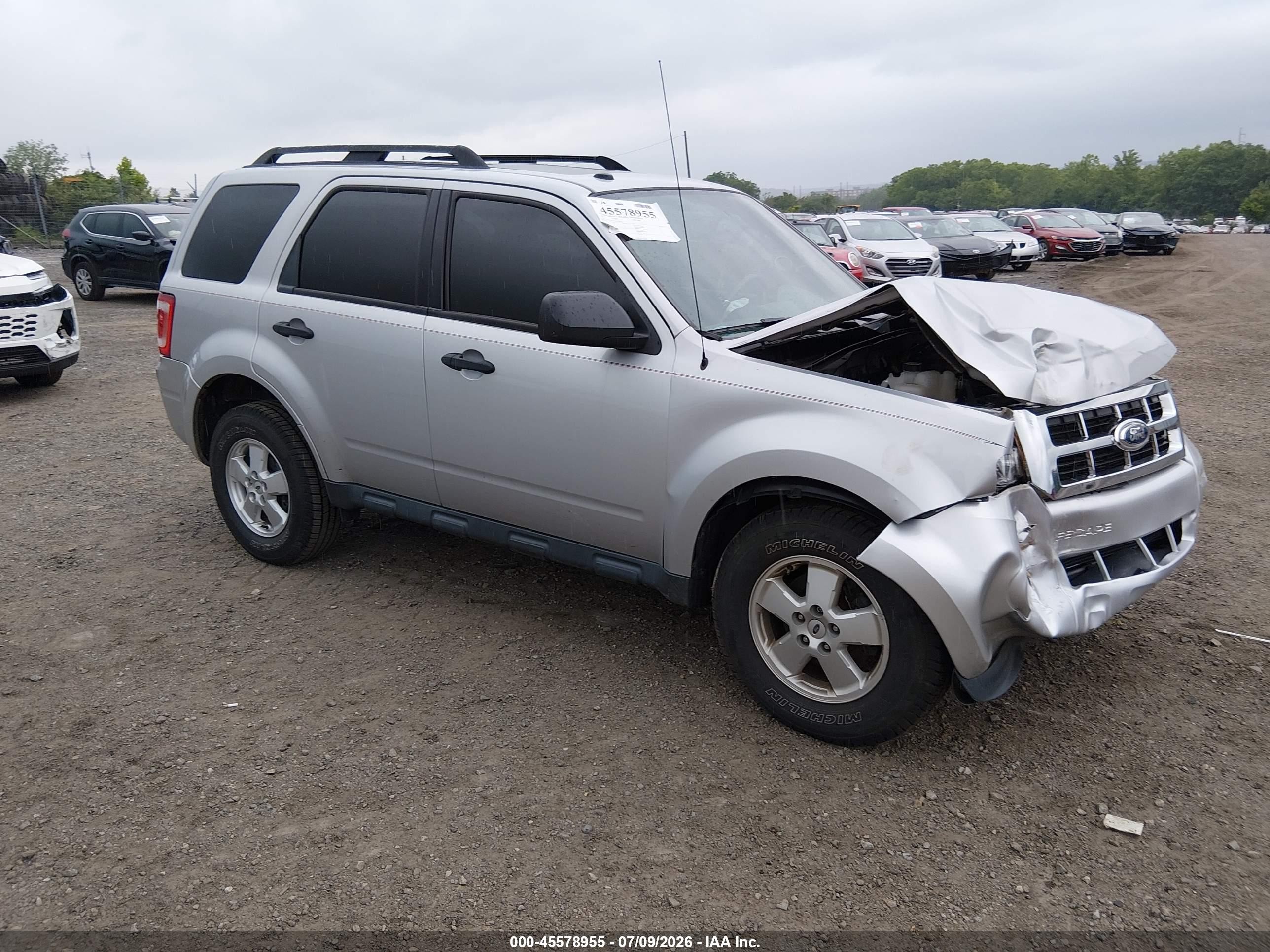 2012 Ford Escape Xlt Silver vin: 1FMCU9D79CKA20023