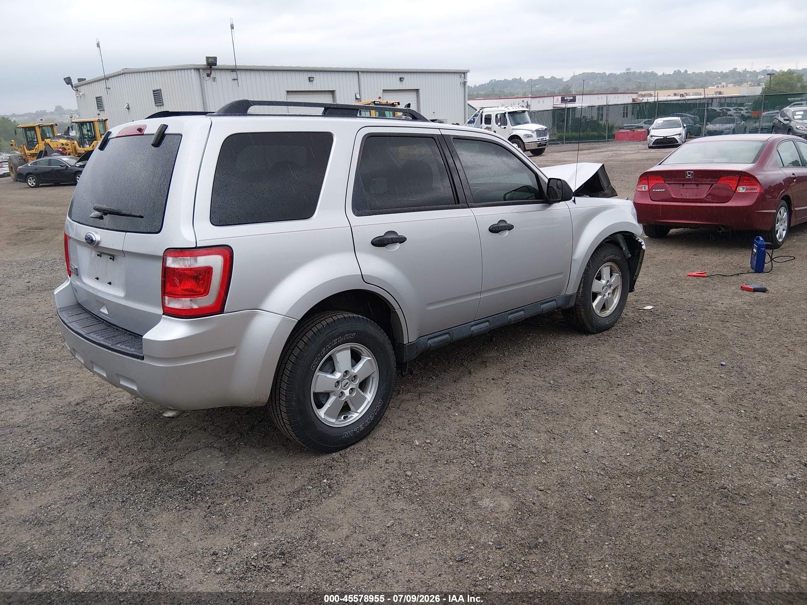 2012 Ford Escape Xlt Silver vin: 1FMCU9D79CKA20023