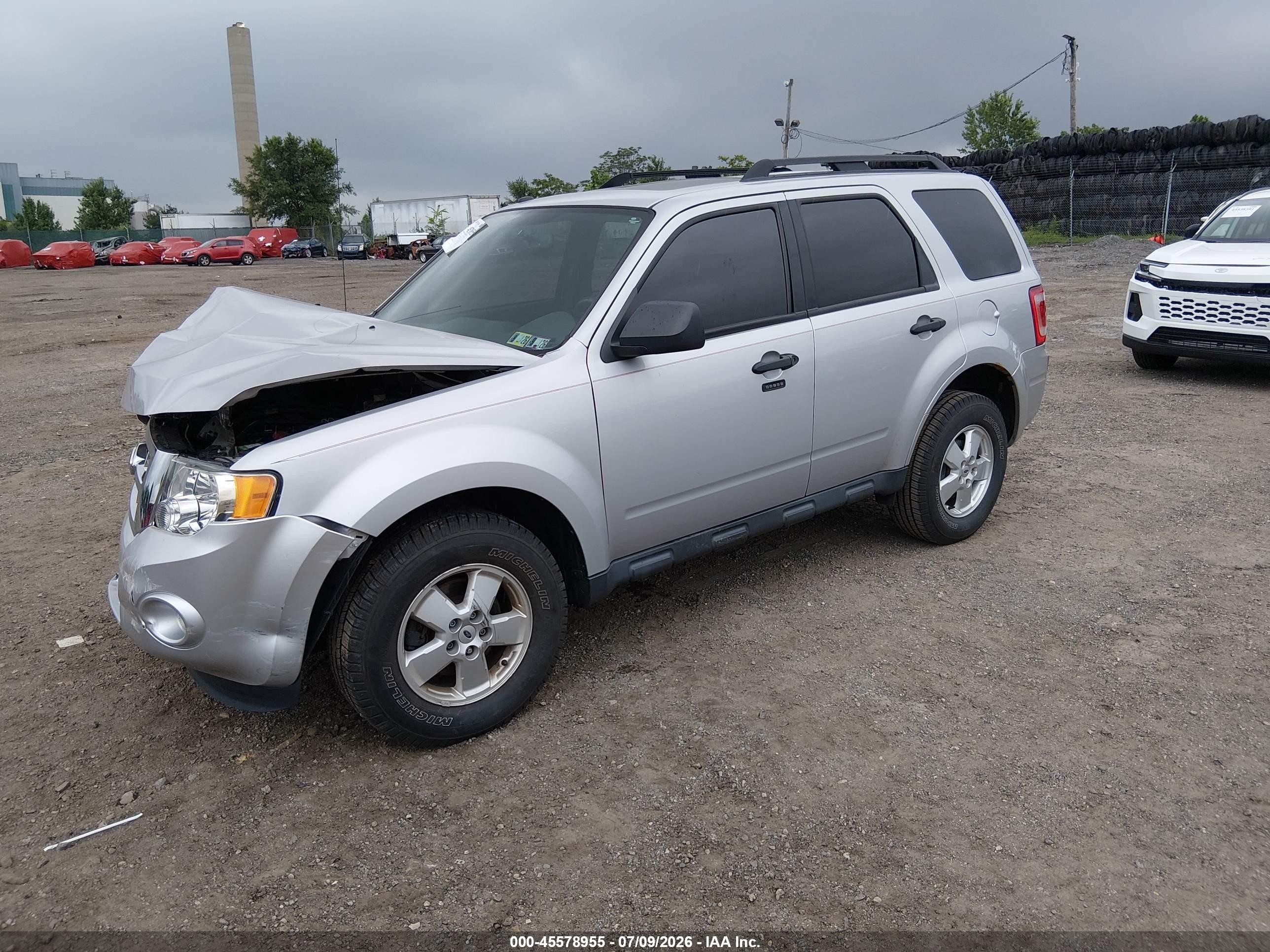 2012 Ford Escape Xlt Silver vin: 1FMCU9D79CKA20023