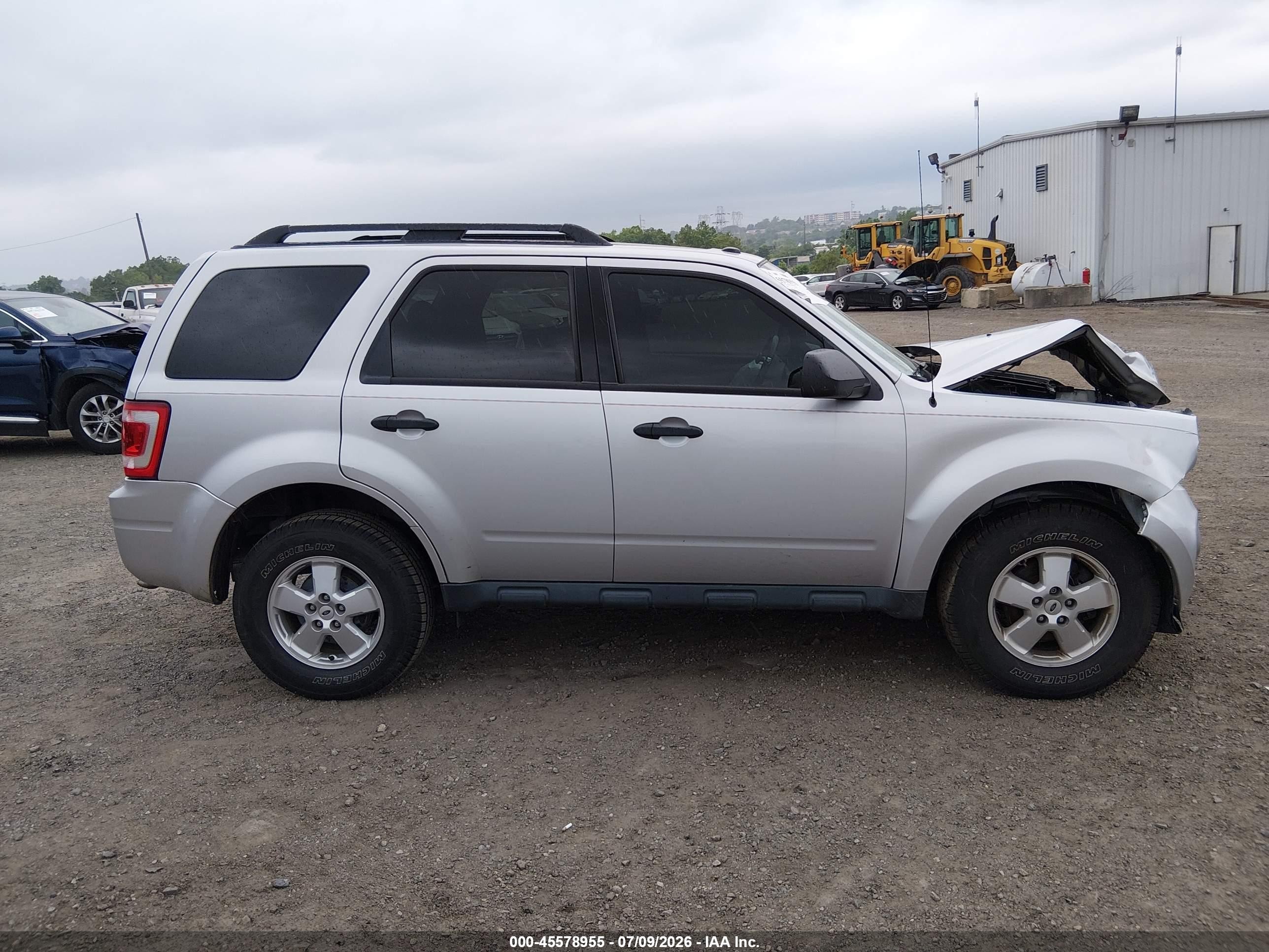 2012 Ford Escape Xlt Silver vin: 1FMCU9D79CKA20023