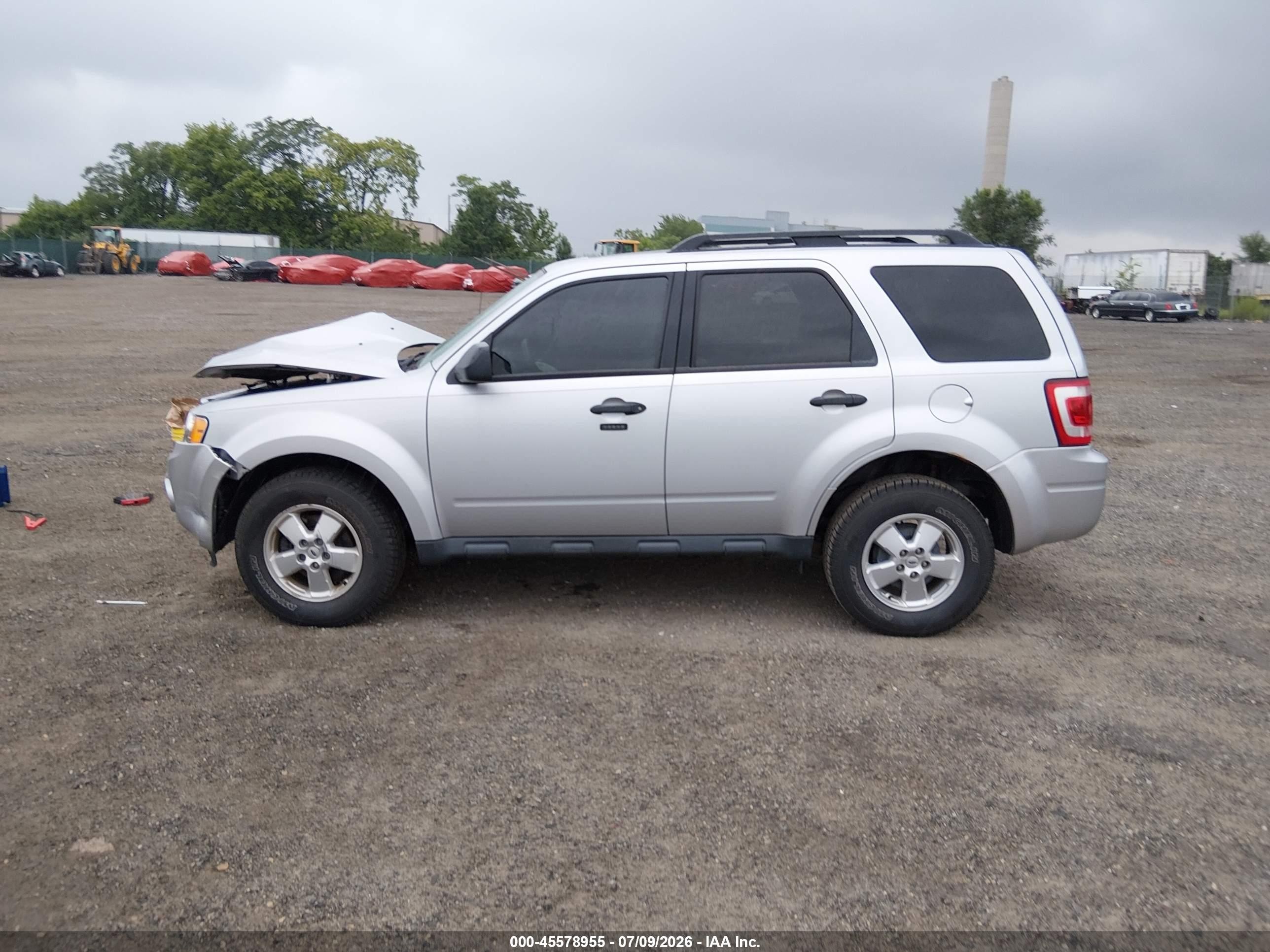 2012 Ford Escape Xlt Silver vin: 1FMCU9D79CKA20023