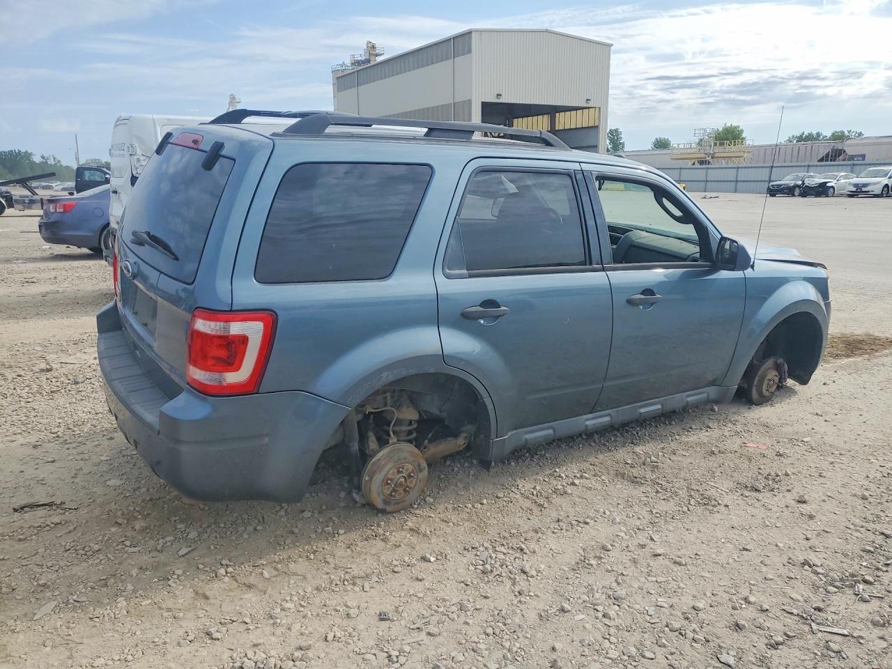 2012 Ford Escape Xlt Blue vin: 1FMCU9D79CKB54188
