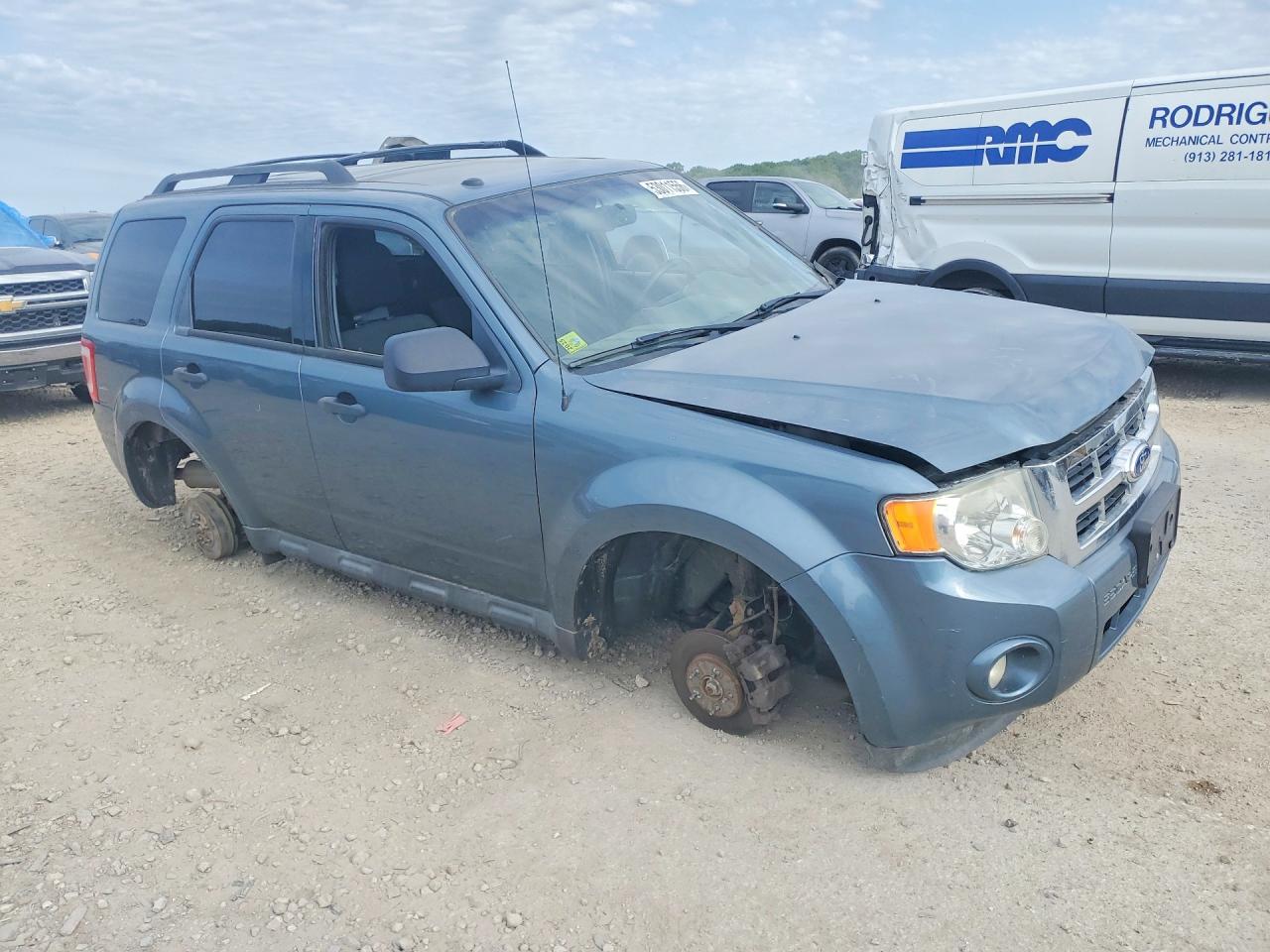 2012 Ford Escape Xlt Blue vin: 1FMCU9D79CKB54188