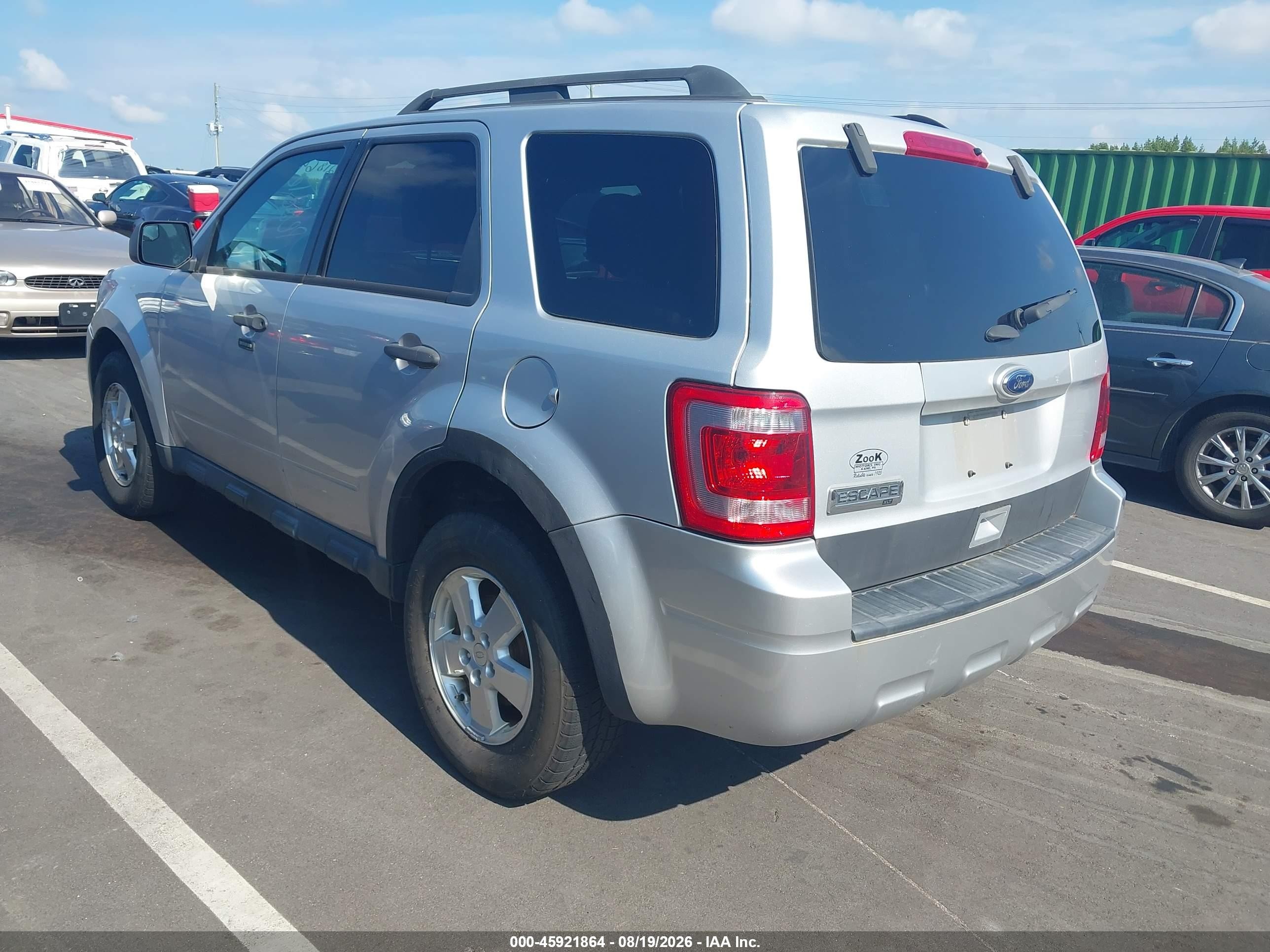2012 Ford Escape Xlt Silver vin: 1FMCU9D79CKC40083