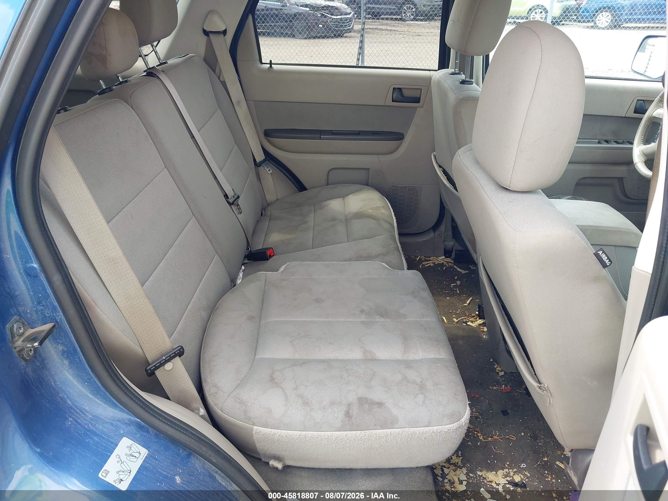 2010 Ford Escape Xlt Blue vin: 1FMCU9D7XAKC59836