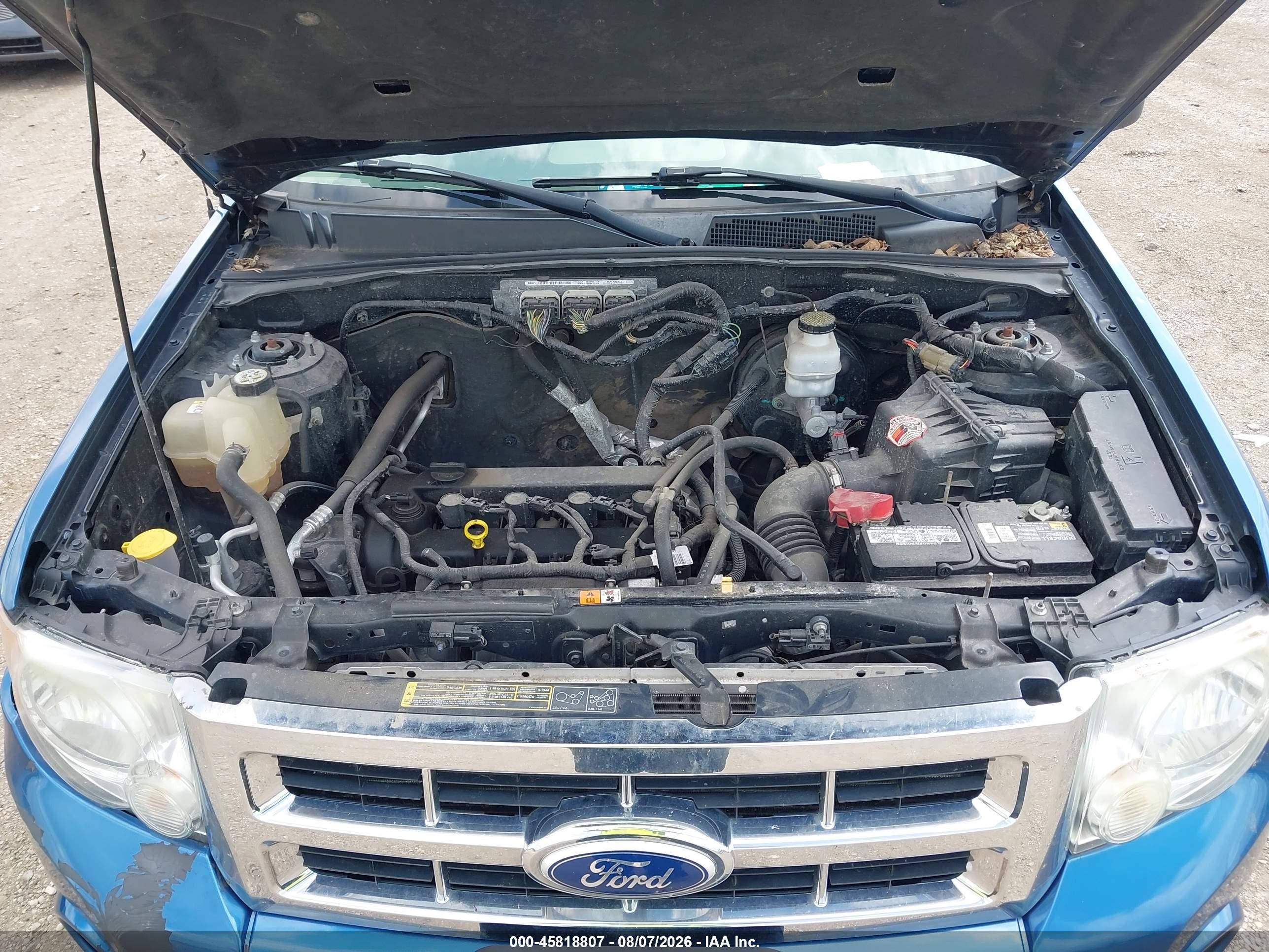 2010 Ford Escape Xlt Blue vin: 1FMCU9D7XAKC59836