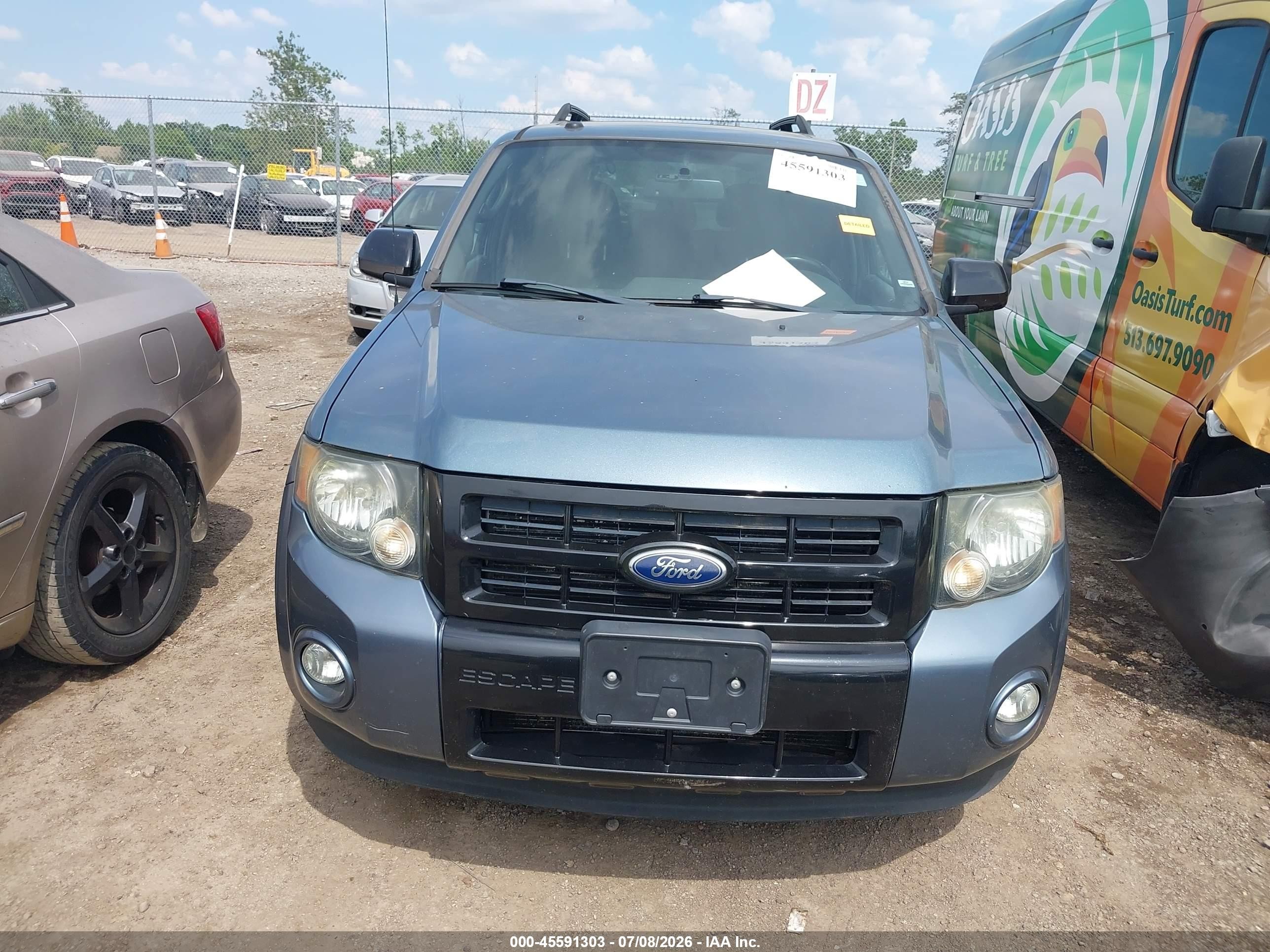 2011 Ford Escape Xlt Blue vin: 1FMCU9D7XBKB22347