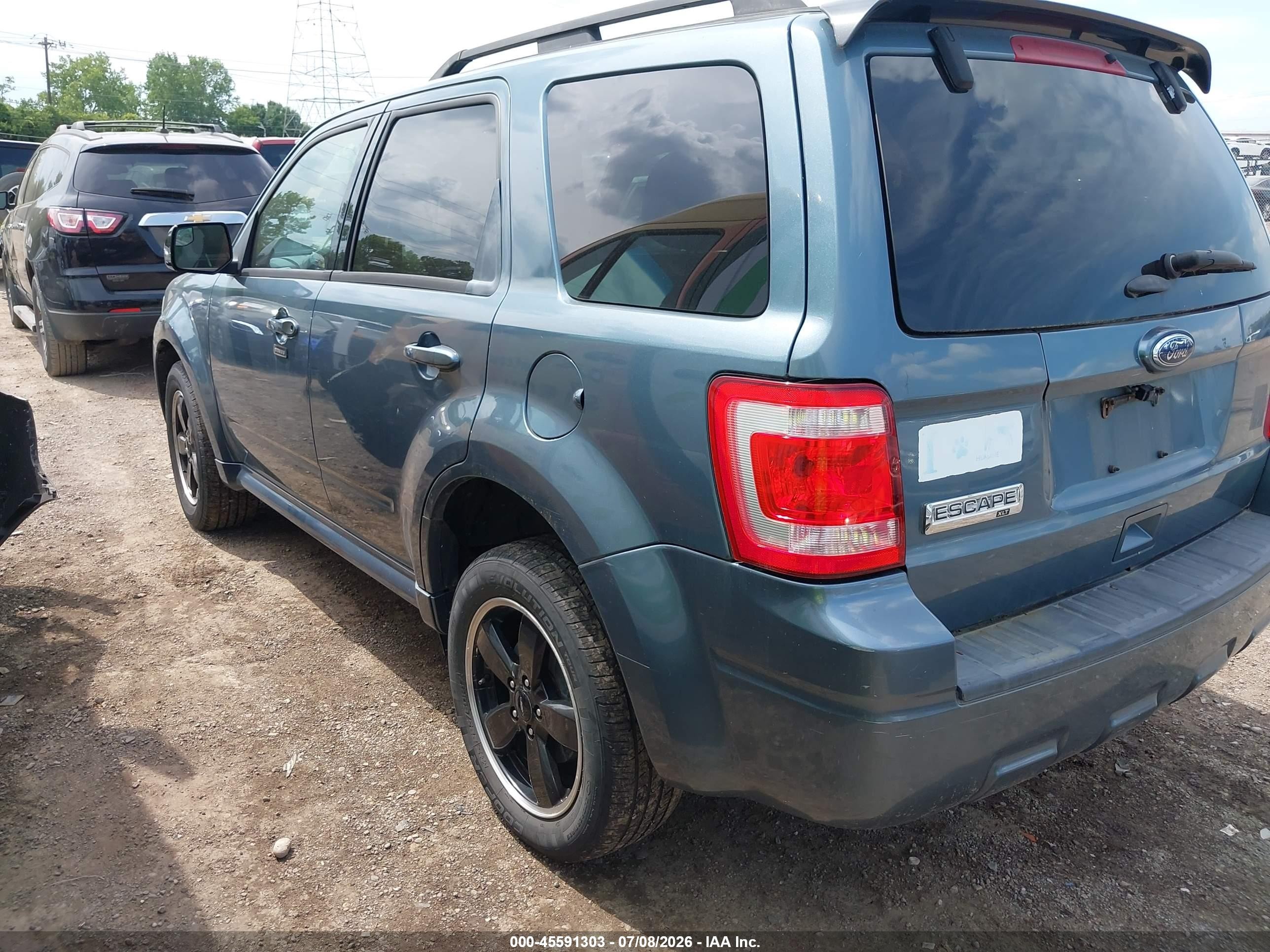 2011 Ford Escape Xlt Blue vin: 1FMCU9D7XBKB22347