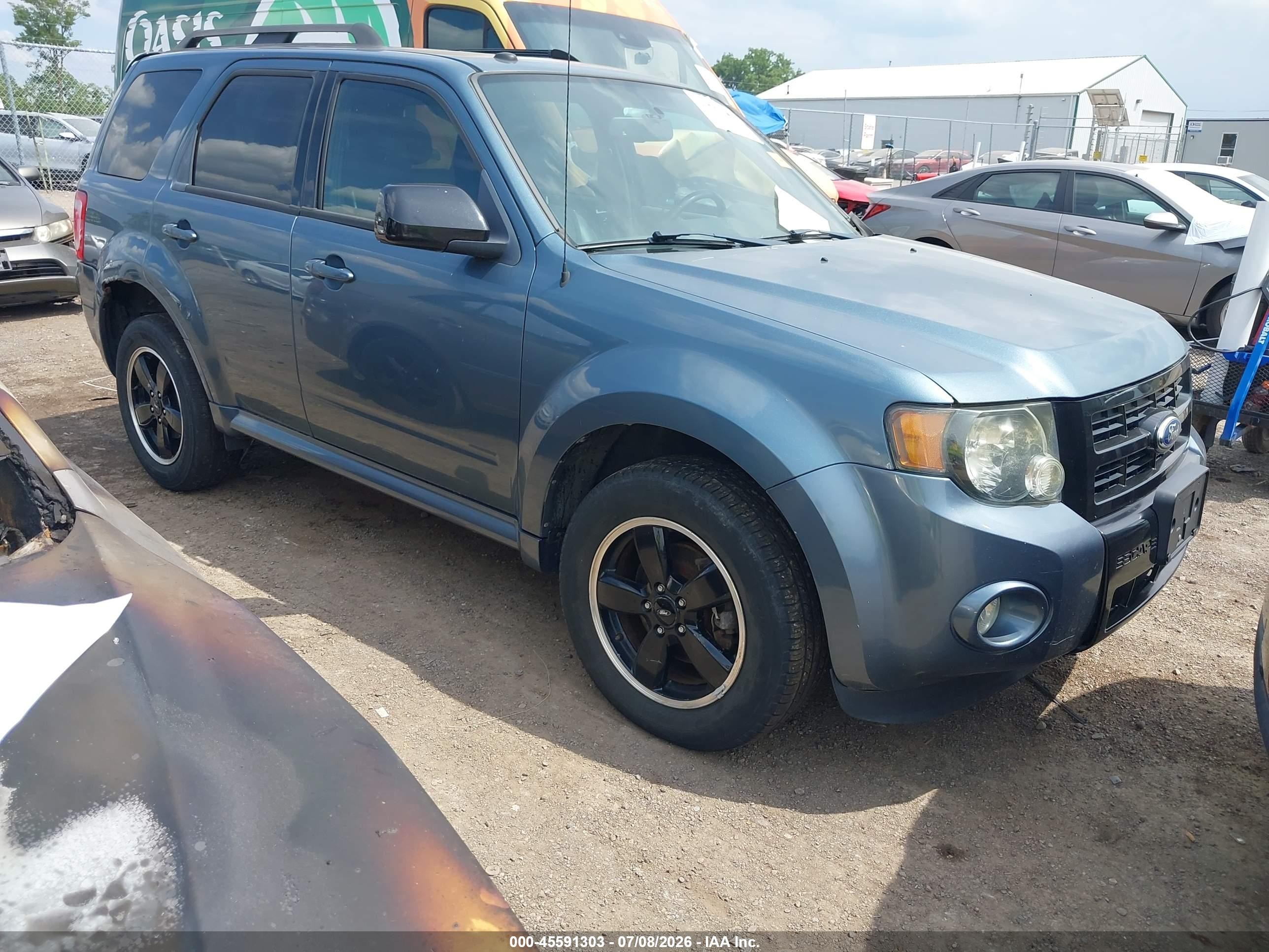 2011 Ford Escape Xlt Blue vin: 1FMCU9D7XBKB22347